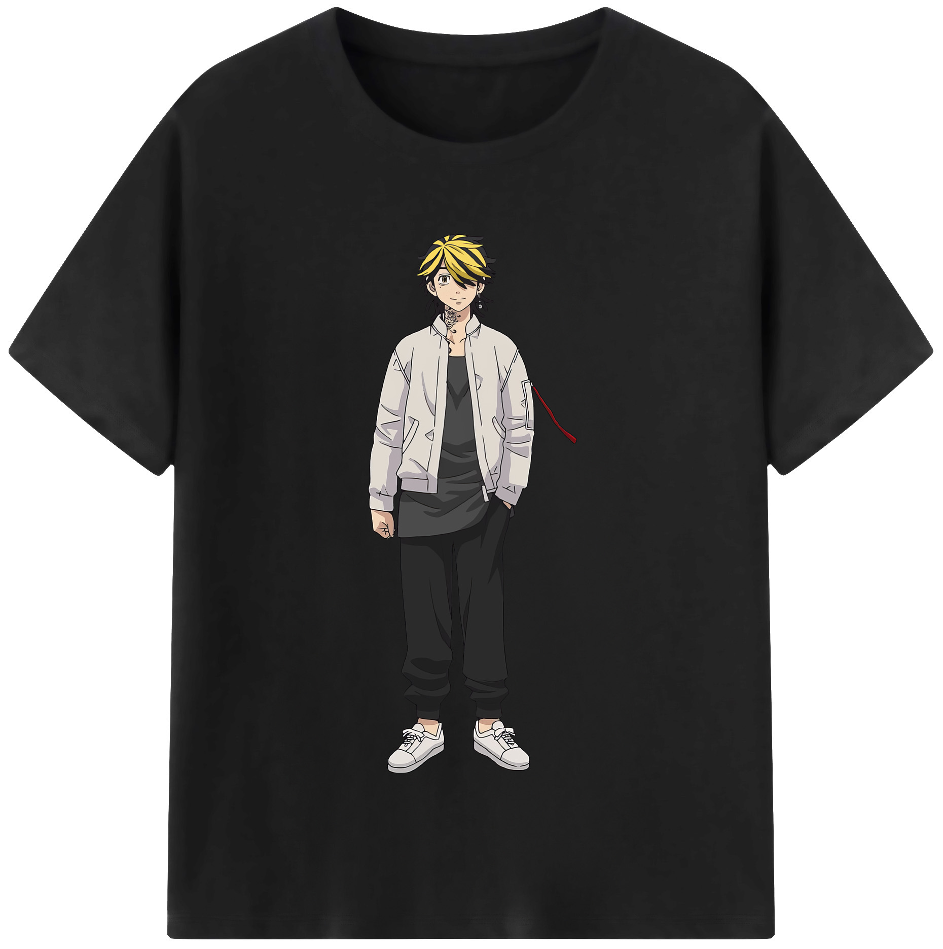 （画像用） 東京リベンジャーズ Tokyo Revengers 綿100％半袖Tシャツ（フロントプリント）