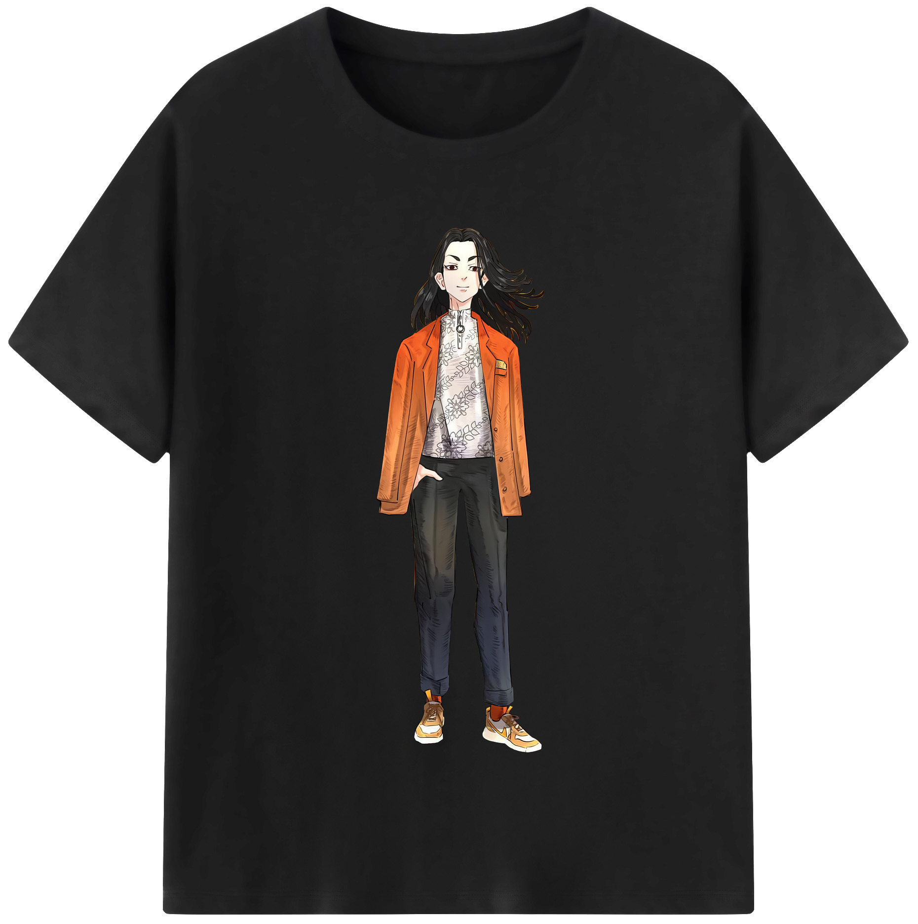 （画像用） 東京リベンジャーズ Tokyo Revengers 綿100％半袖Tシャツ（フロントプリント）