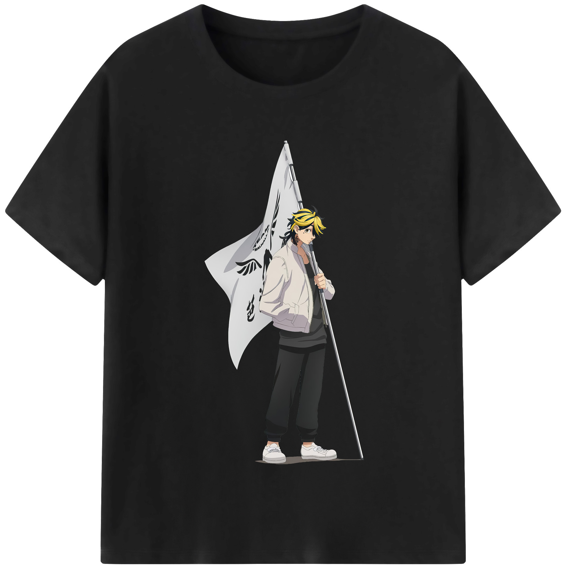 （画像用） 東京リベンジャーズ Tokyo Revengers 綿100％半袖Tシャツ（フロントプリント）