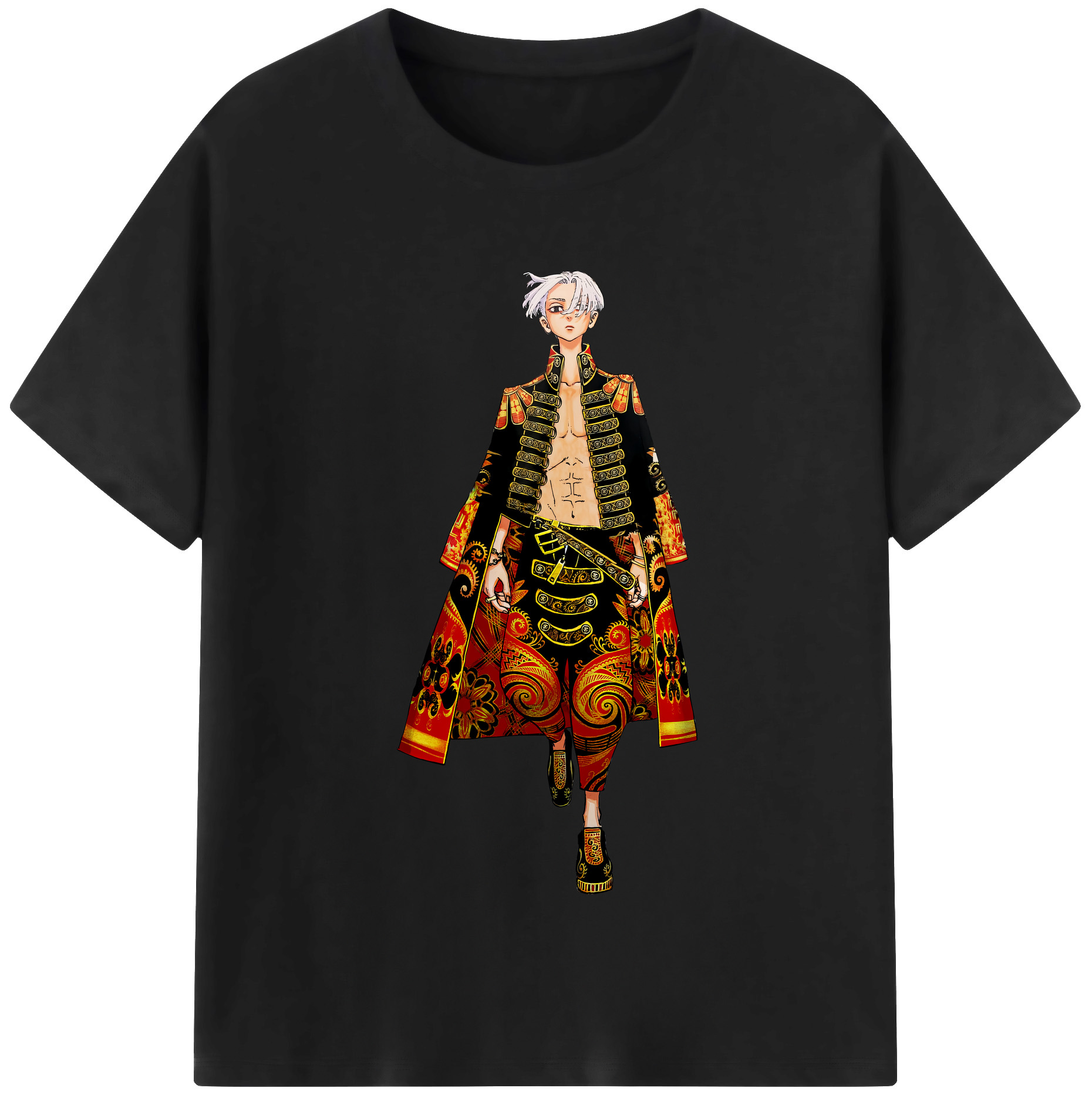 （画像用） 東京リベンジャーズ Tokyo Revengers 綿100％半袖Tシャツ（フロントプリント）