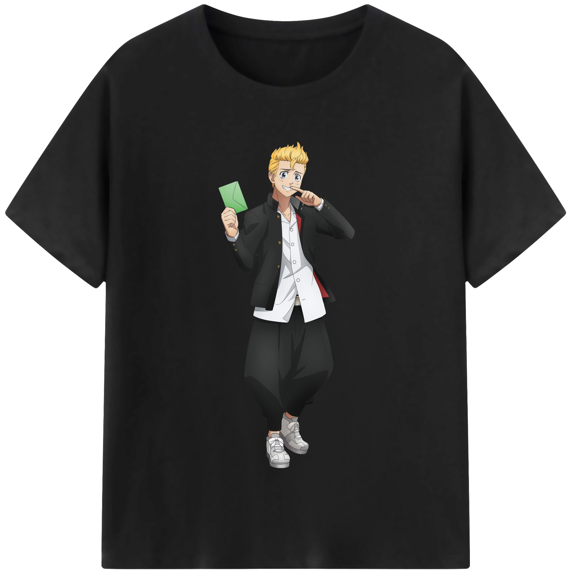 （画像用） 東京リベンジャーズ Tokyo Revengers 綿100％半袖Tシャツ（フロントプリント）