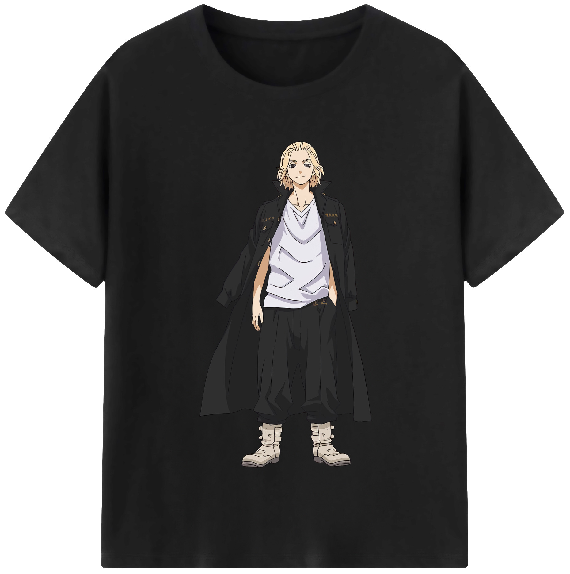 （画像用） 東京リベンジャーズ Tokyo Revengers 綿100％半袖Tシャツ（フロントプリント）