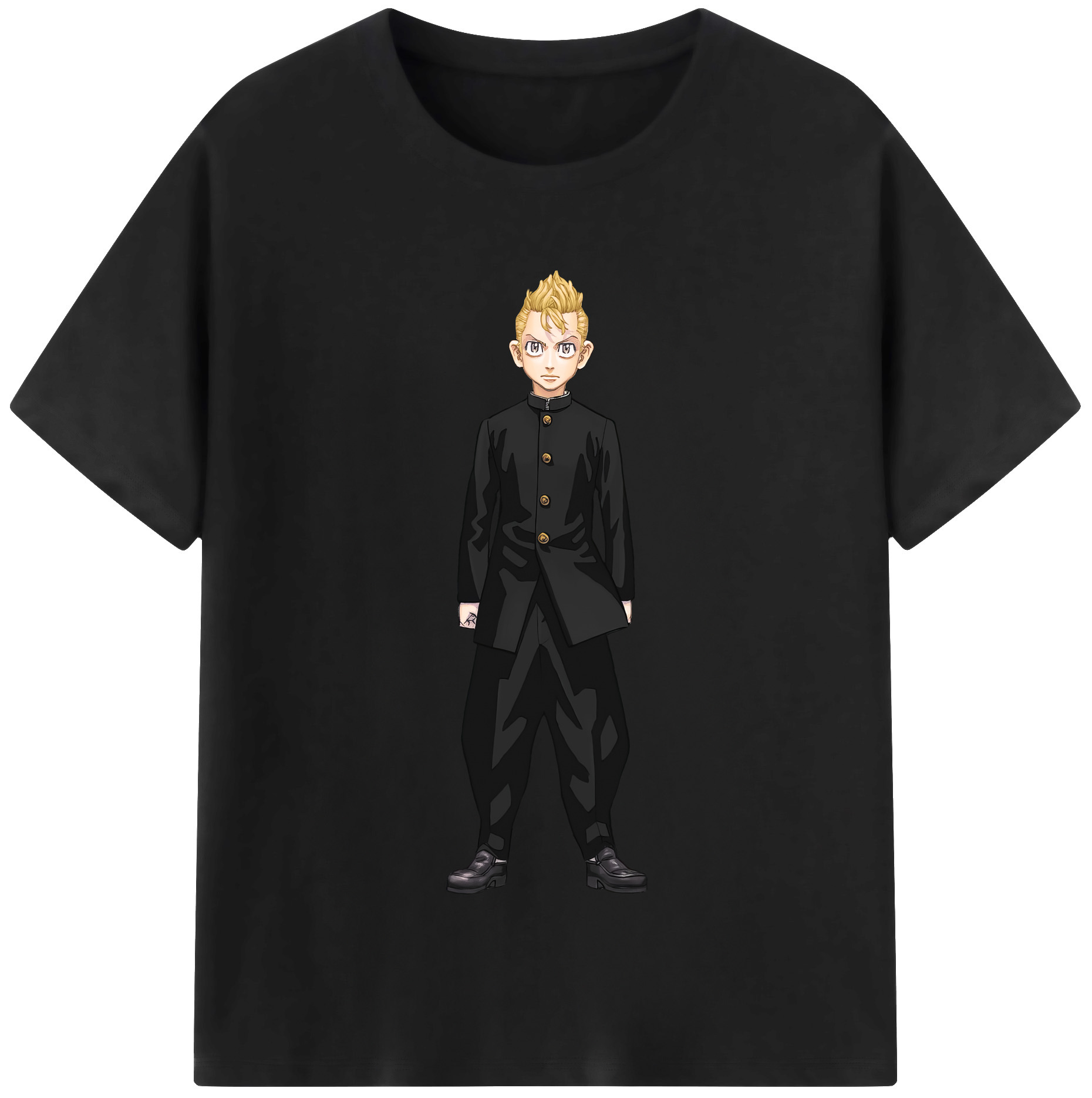 （画像用） 東京リベンジャーズ Tokyo Revengers 綿100％半袖Tシャツ（フロントプリント）