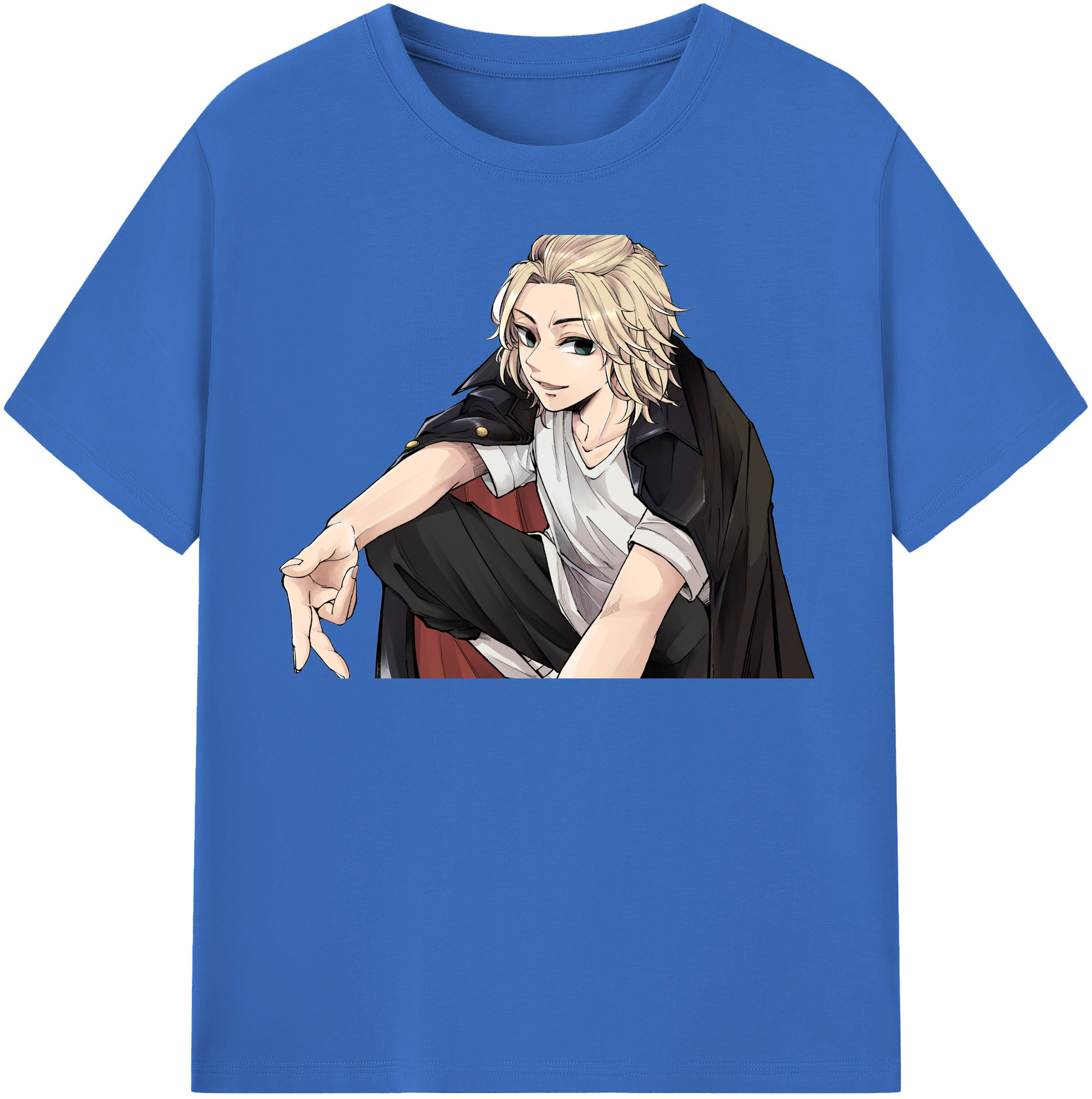 （画像用） 東京リベンジャーズ Tokyo Revengers 綿100％半袖Tシャツ（フロントプリント）