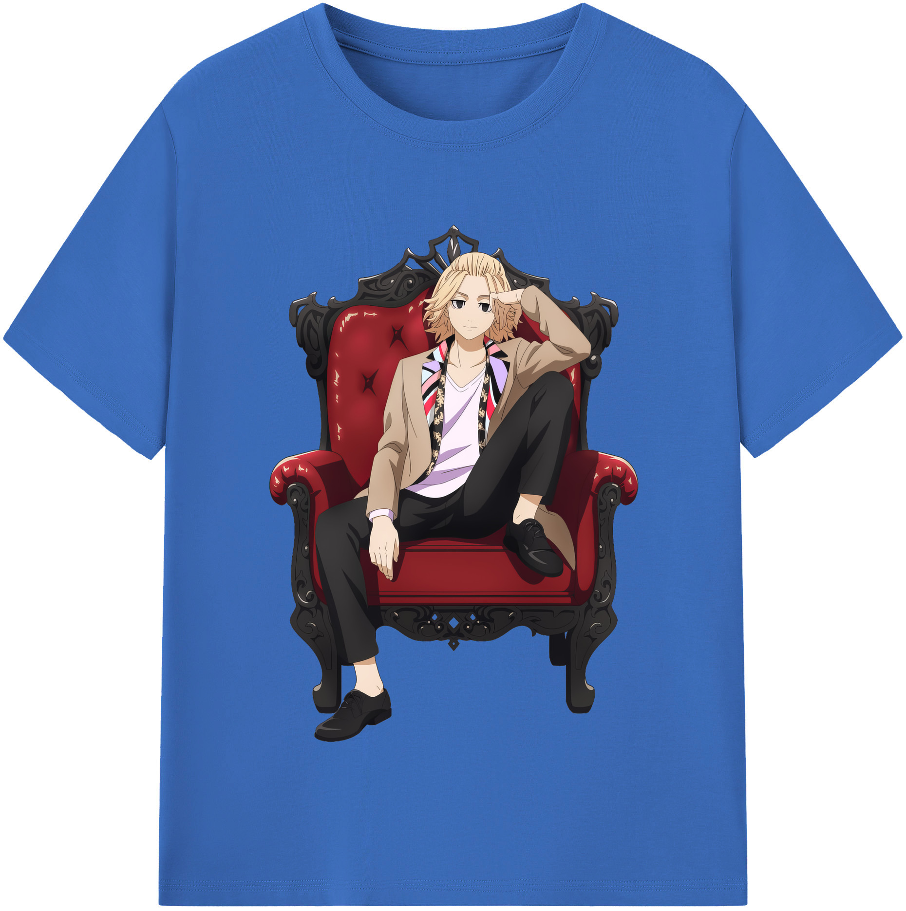 （画像用） 東京リベンジャーズ Tokyo Revengers 綿100％半袖Tシャツ（フロントプリント）