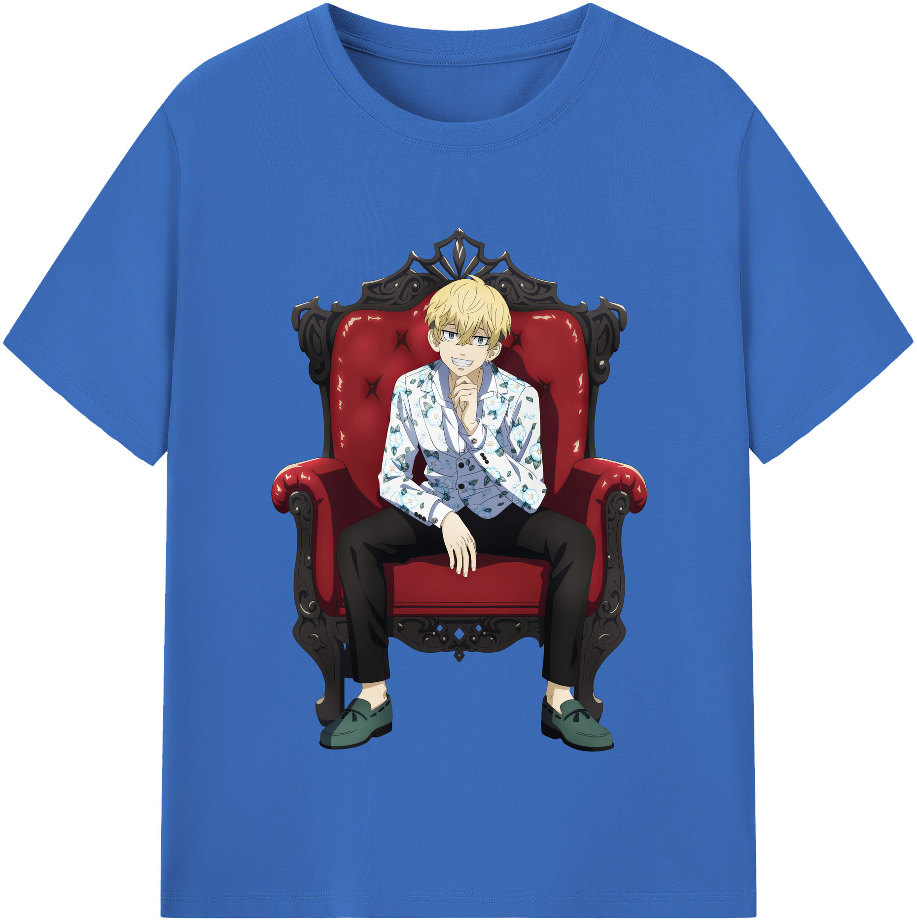 （画像用） 東京リベンジャーズ Tokyo Revengers 綿100％半袖Tシャツ（フロントプリント）