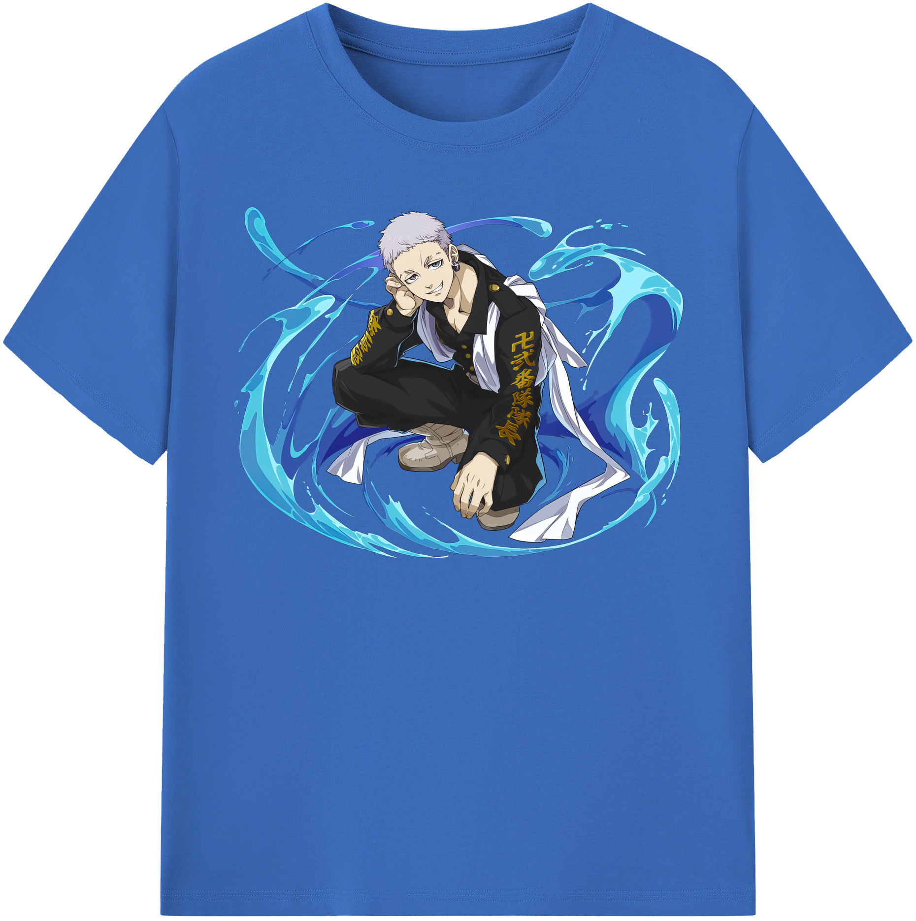 （画像用） 東京リベンジャーズ Tokyo Revengers 綿100％半袖Tシャツ（フロントプリント）
