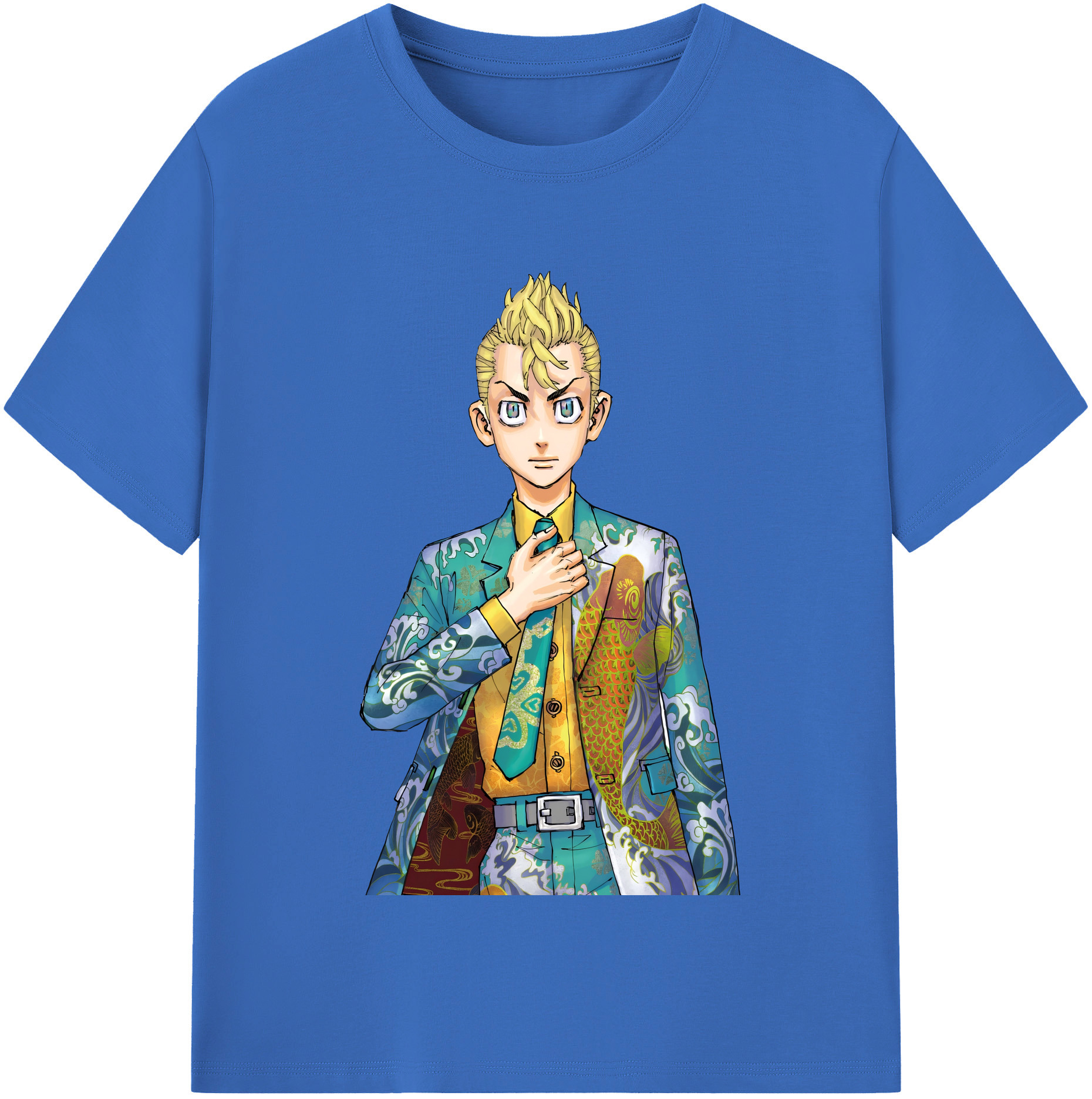 （画像用） 東京リベンジャーズ Tokyo Revengers 綿100％半袖Tシャツ（フロントプリント）