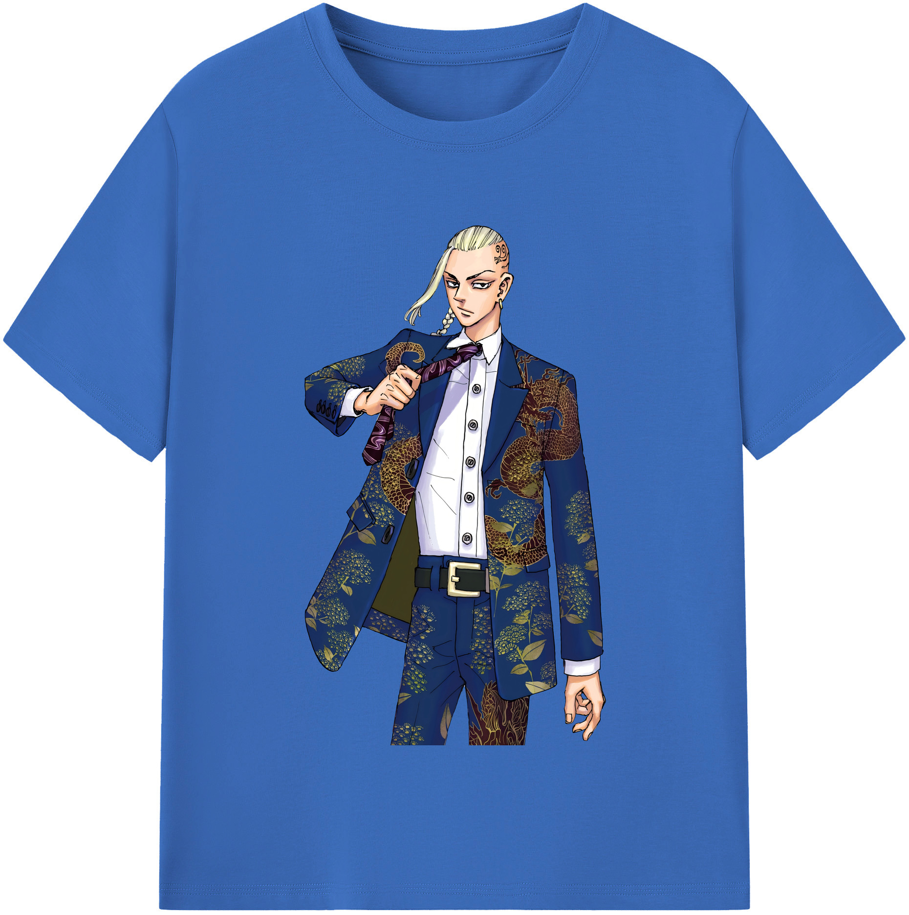 （画像用） 東京リベンジャーズ Tokyo Revengers 綿100％半袖Tシャツ（フロントプリント）