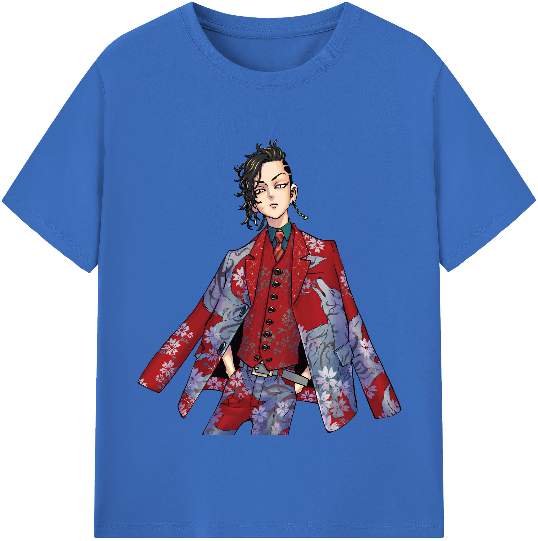 （画像用） 東京リベンジャーズ Tokyo Revengers 綿100％半袖Tシャツ（フロントプリント）