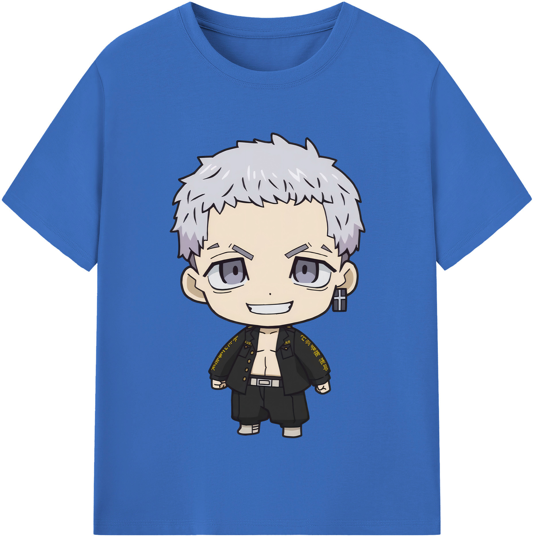 （画像用） 東京リベンジャーズ Tokyo Revengers 綿100％半袖Tシャツ（フロントプリント）