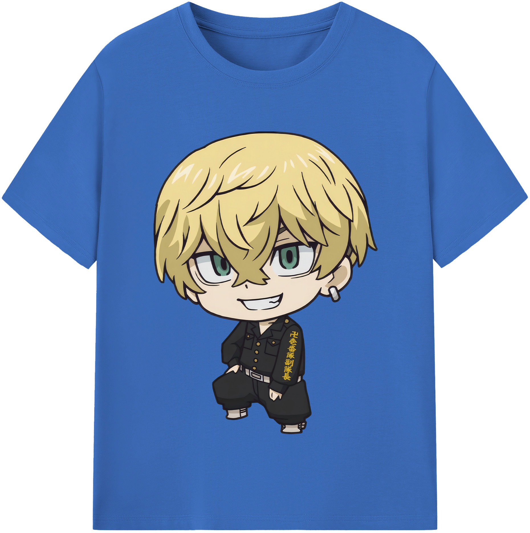 （画像用） 東京リベンジャーズ Tokyo Revengers 綿100％半袖Tシャツ（フロントプリント）