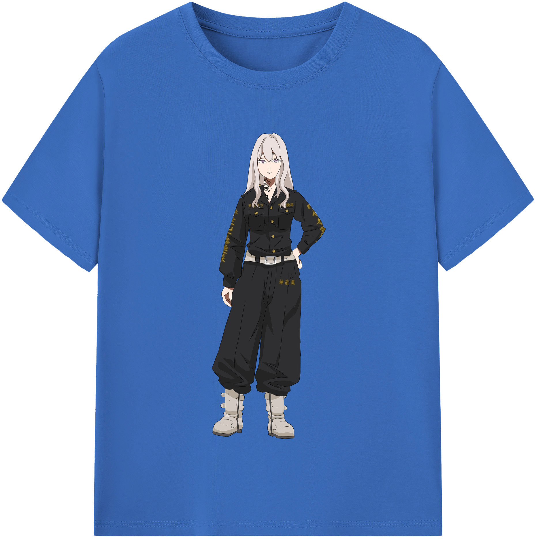 （画像用） 東京リベンジャーズ Tokyo Revengers 綿100％半袖Tシャツ（フロントプリント）