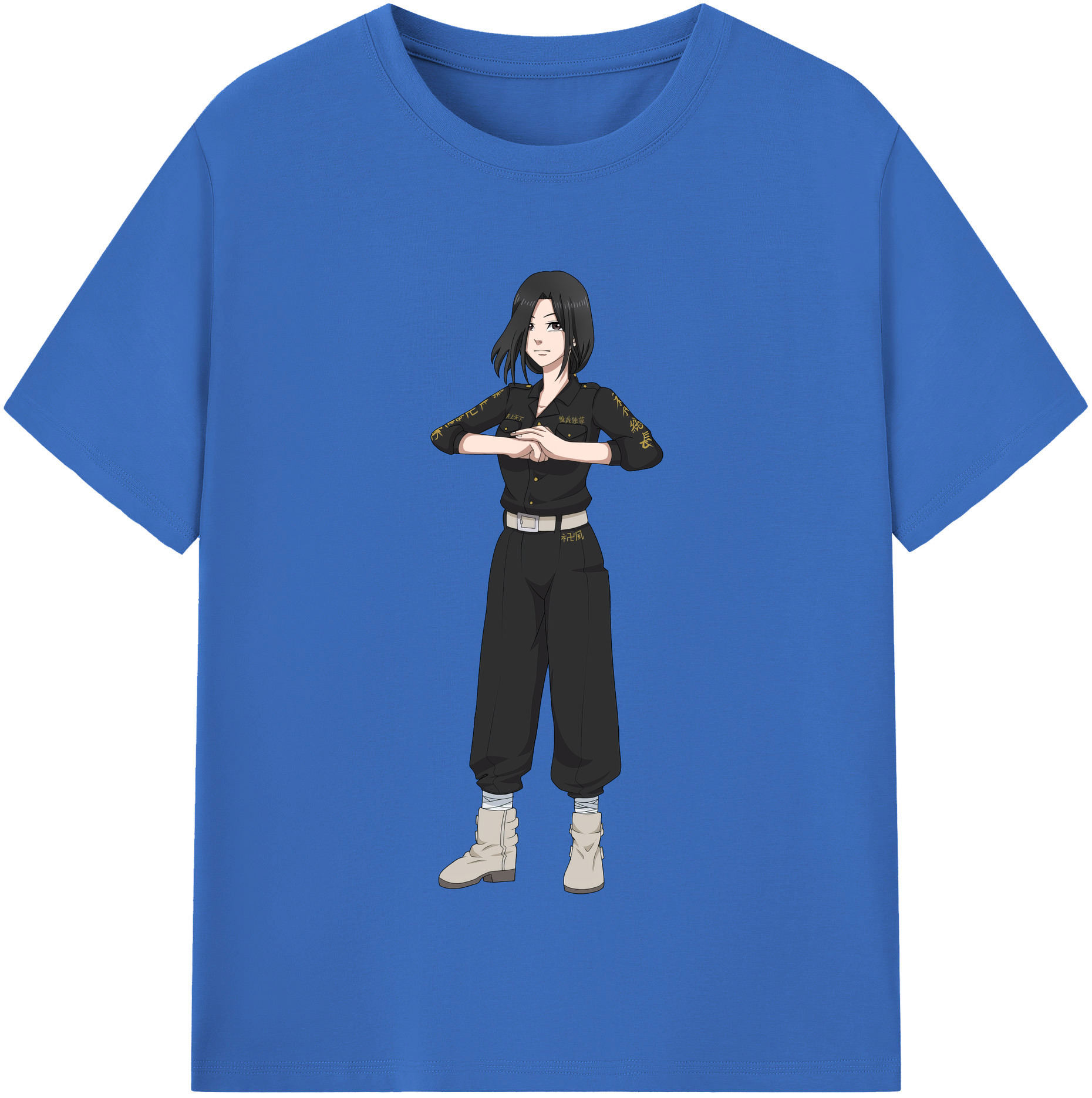 （画像用） 東京リベンジャーズ Tokyo Revengers 綿100％半袖Tシャツ（フロントプリント）