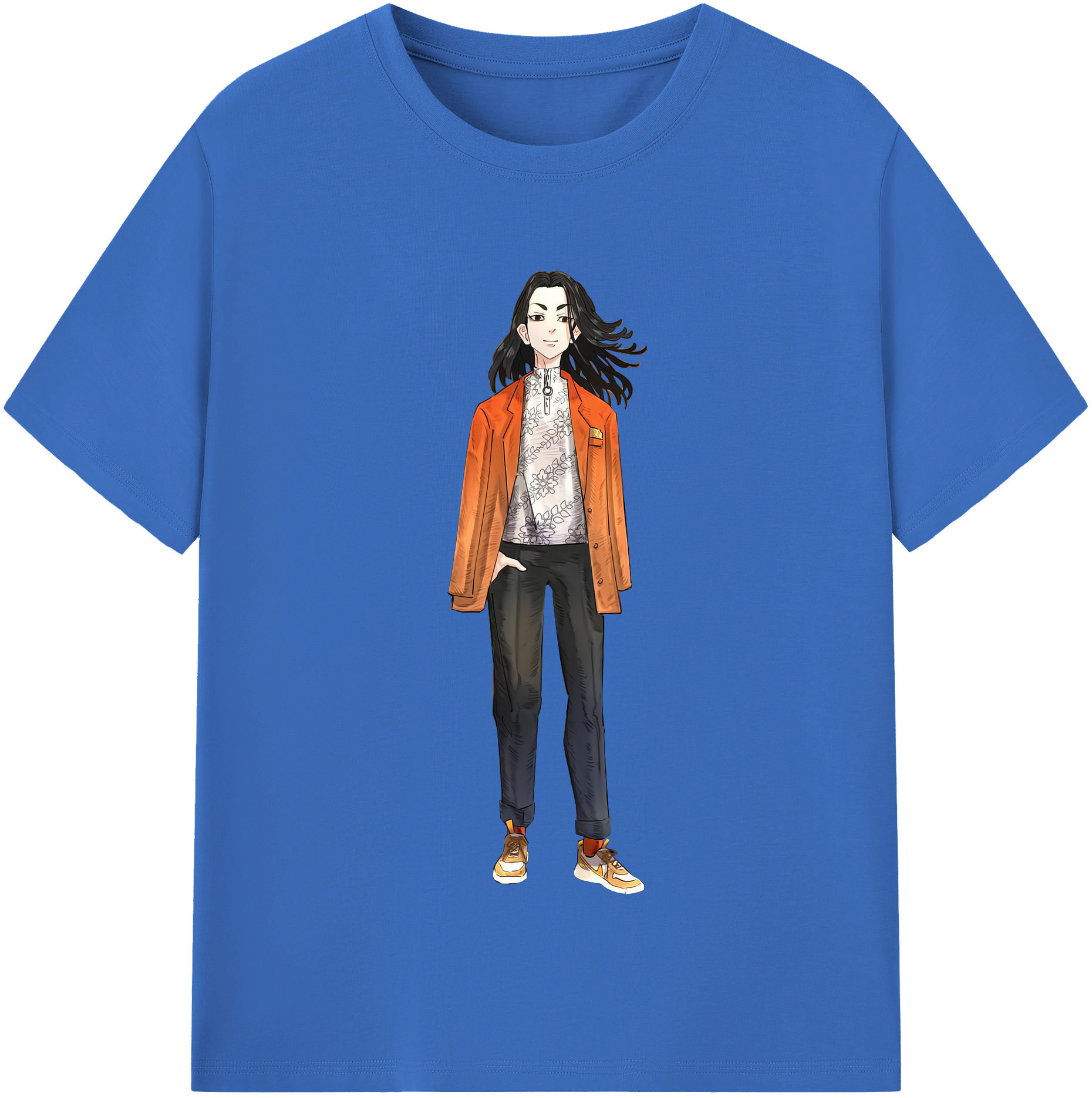 （画像用） 東京リベンジャーズ Tokyo Revengers 綿100％半袖Tシャツ（フロントプリント）
