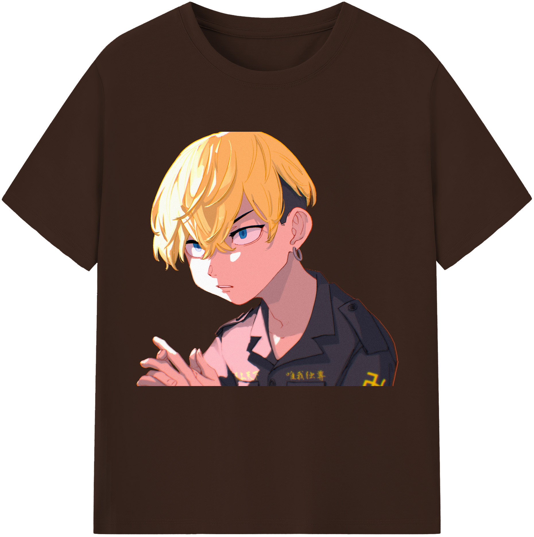 （画像用） 東京リベンジャーズ Tokyo Revengers 綿100％半袖Tシャツ（フロントプリント）