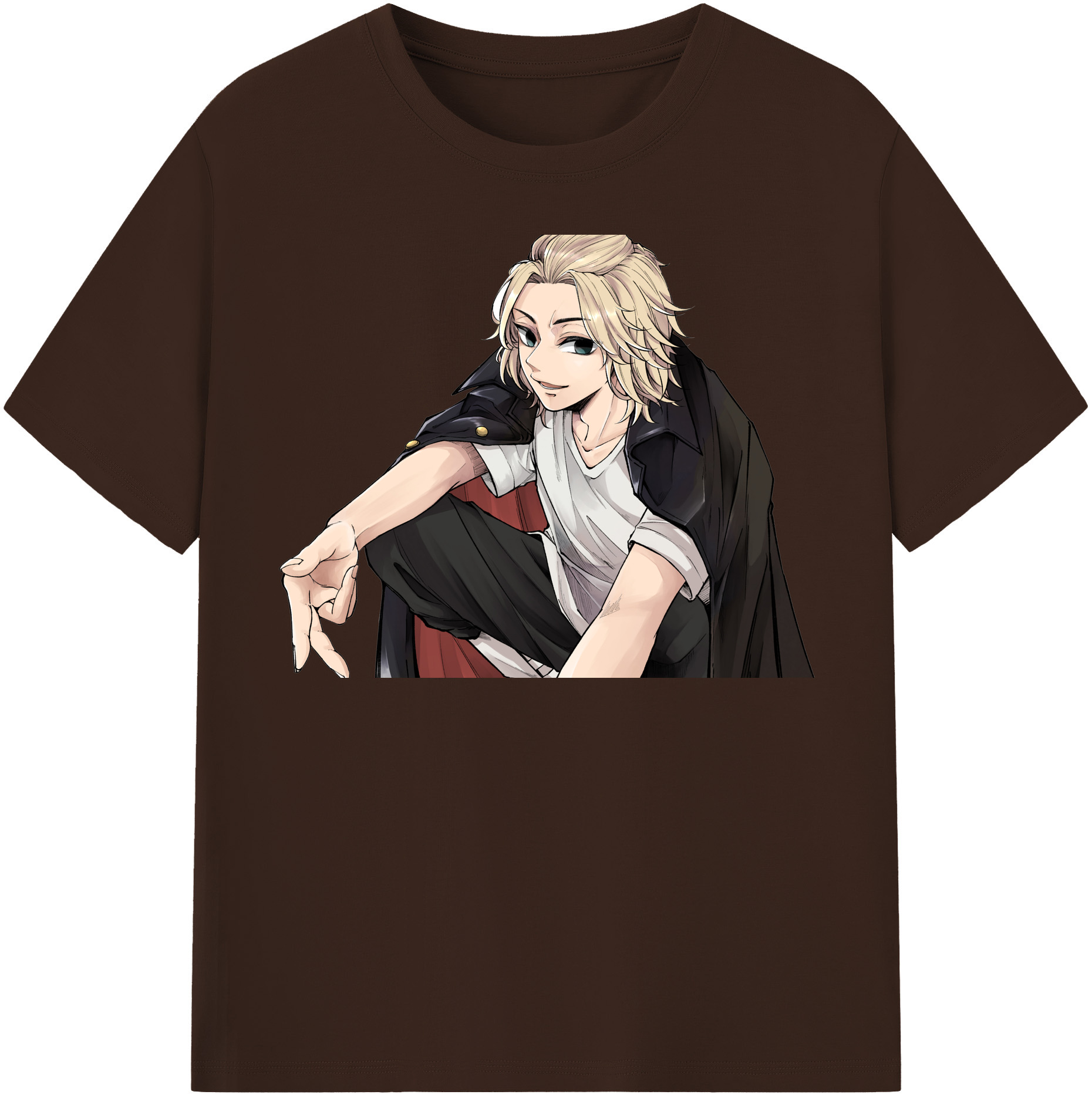 （画像用） 東京リベンジャーズ Tokyo Revengers 綿100％半袖Tシャツ（フロントプリント）