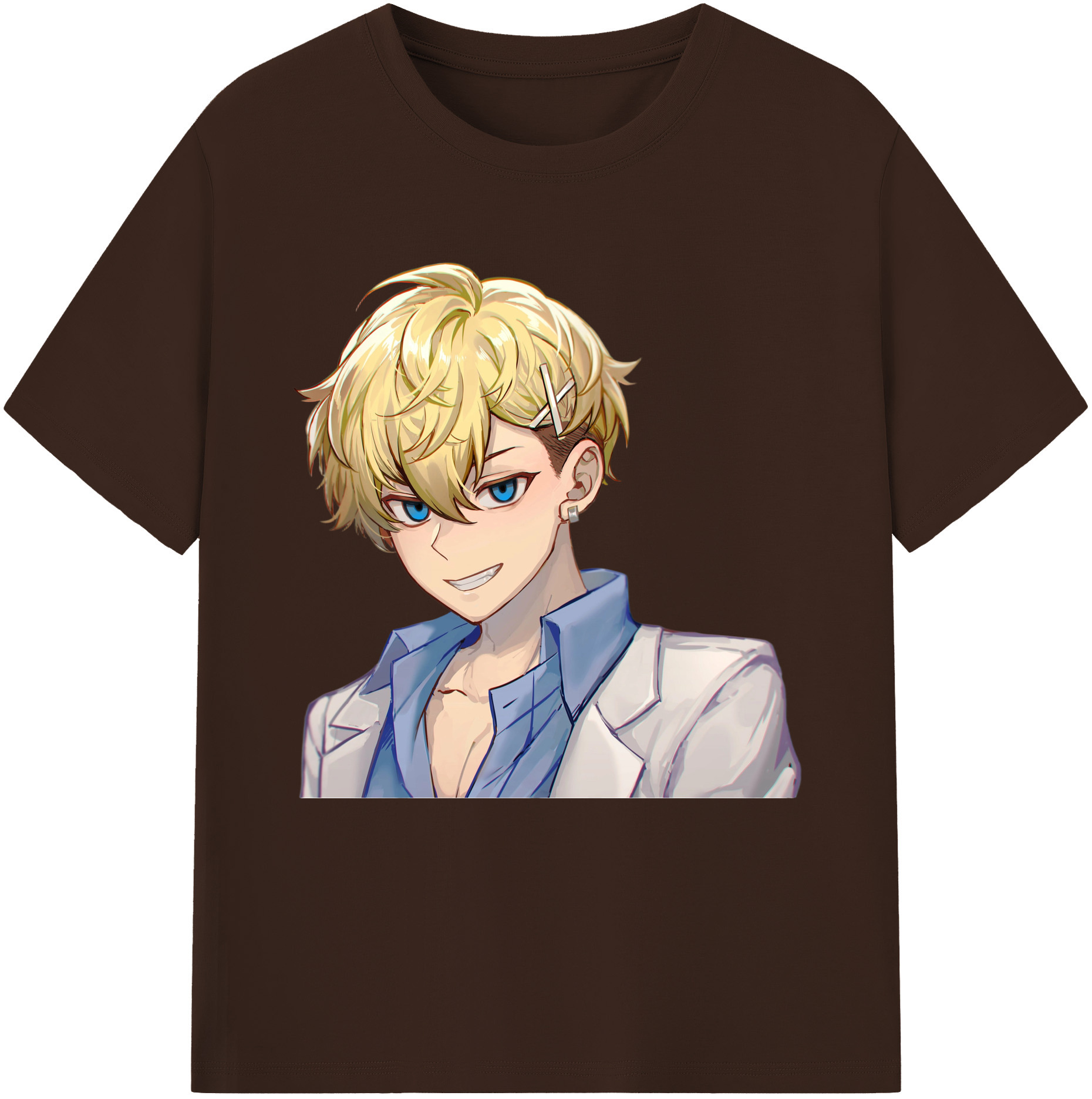（画像用） 東京リベンジャーズ Tokyo Revengers 綿100％半袖Tシャツ（フロントプリント）
