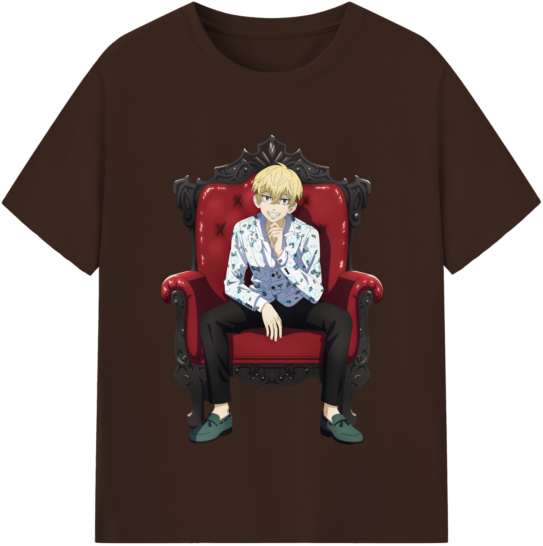 （画像用） 東京リベンジャーズ Tokyo Revengers 綿100％半袖Tシャツ（フロントプリント）