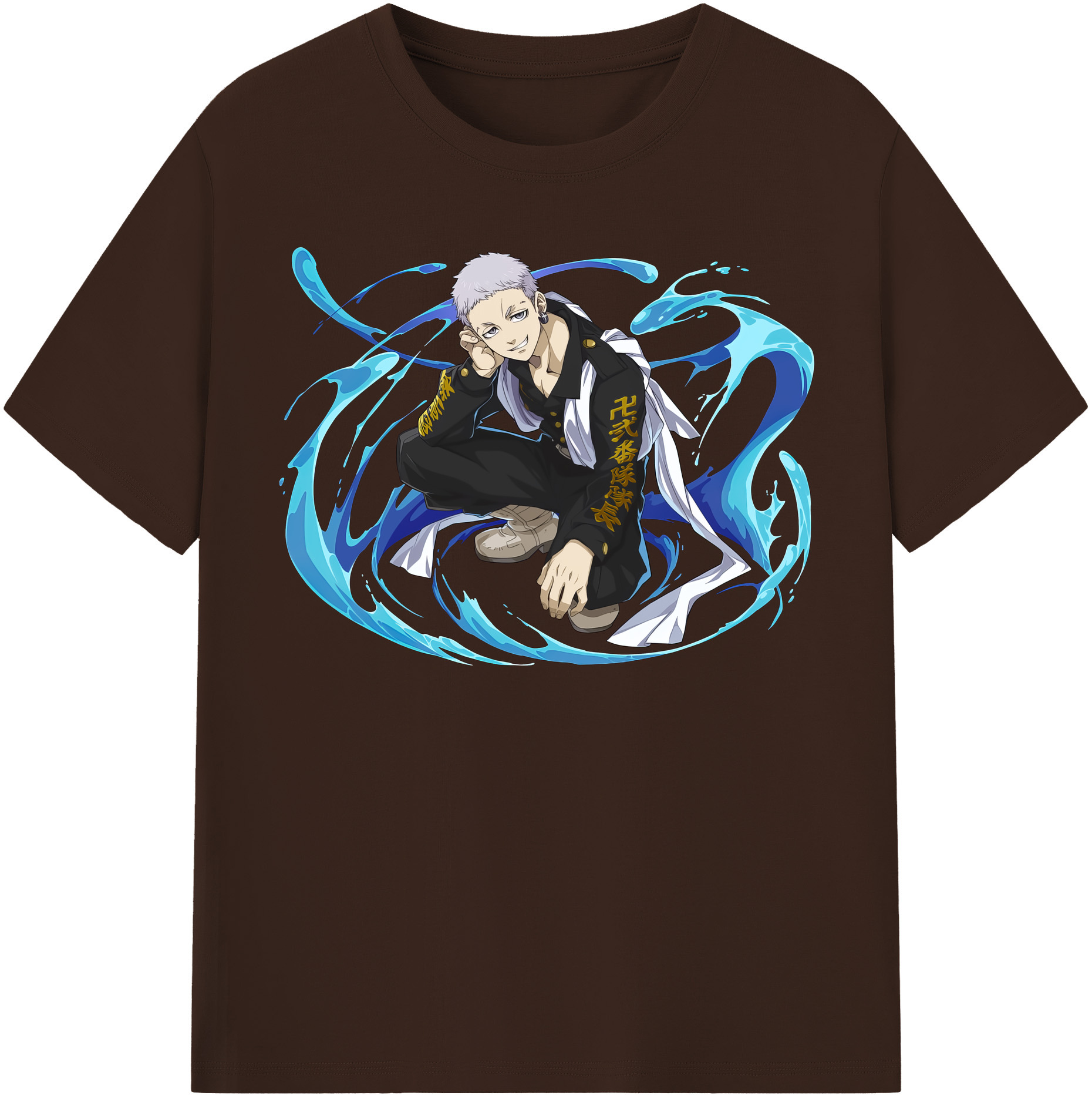 （画像用） 東京リベンジャーズ Tokyo Revengers 綿100％半袖Tシャツ（フロントプリント）