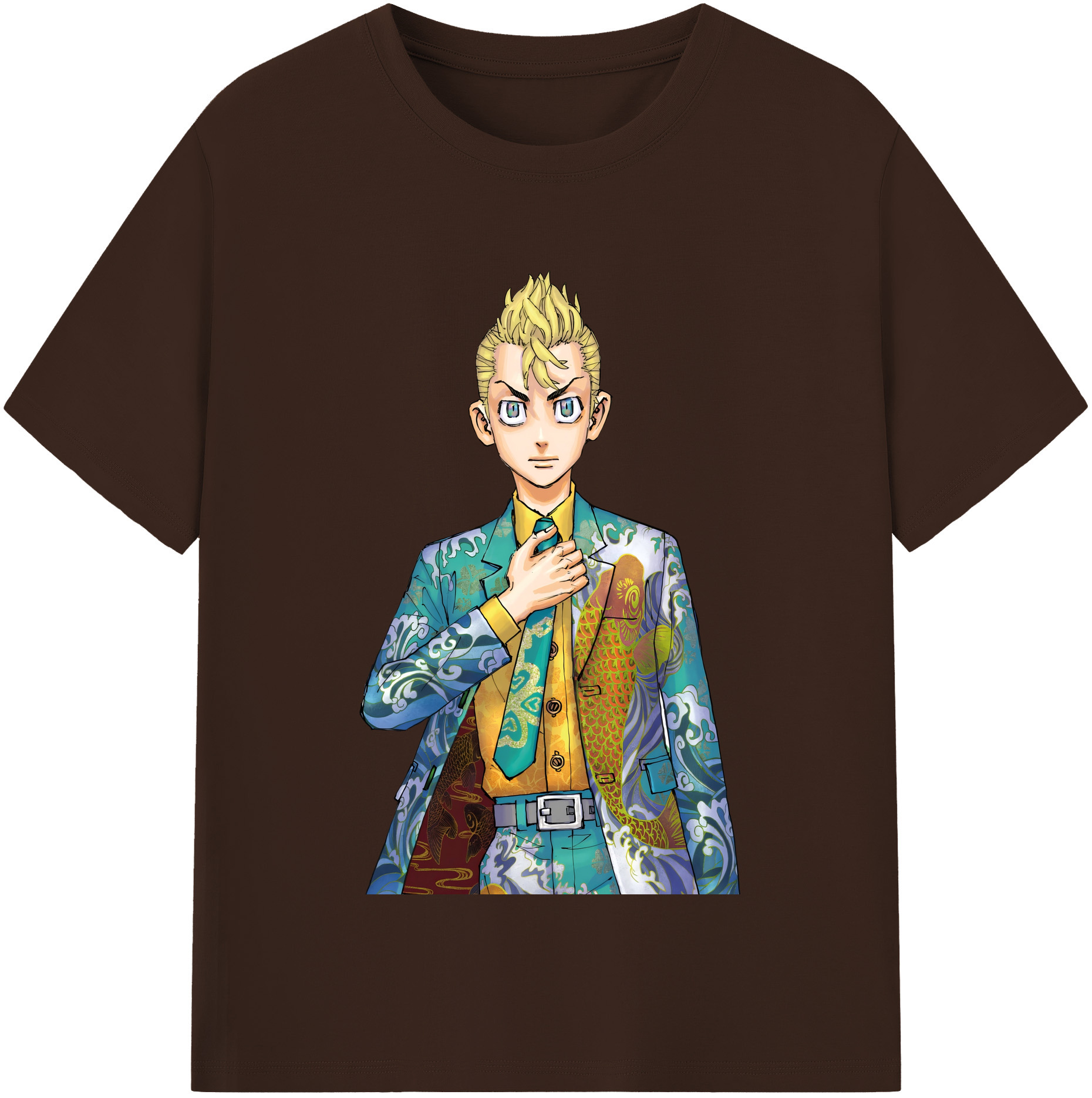 （画像用） 東京リベンジャーズ Tokyo Revengers 綿100％半袖Tシャツ（フロントプリント）