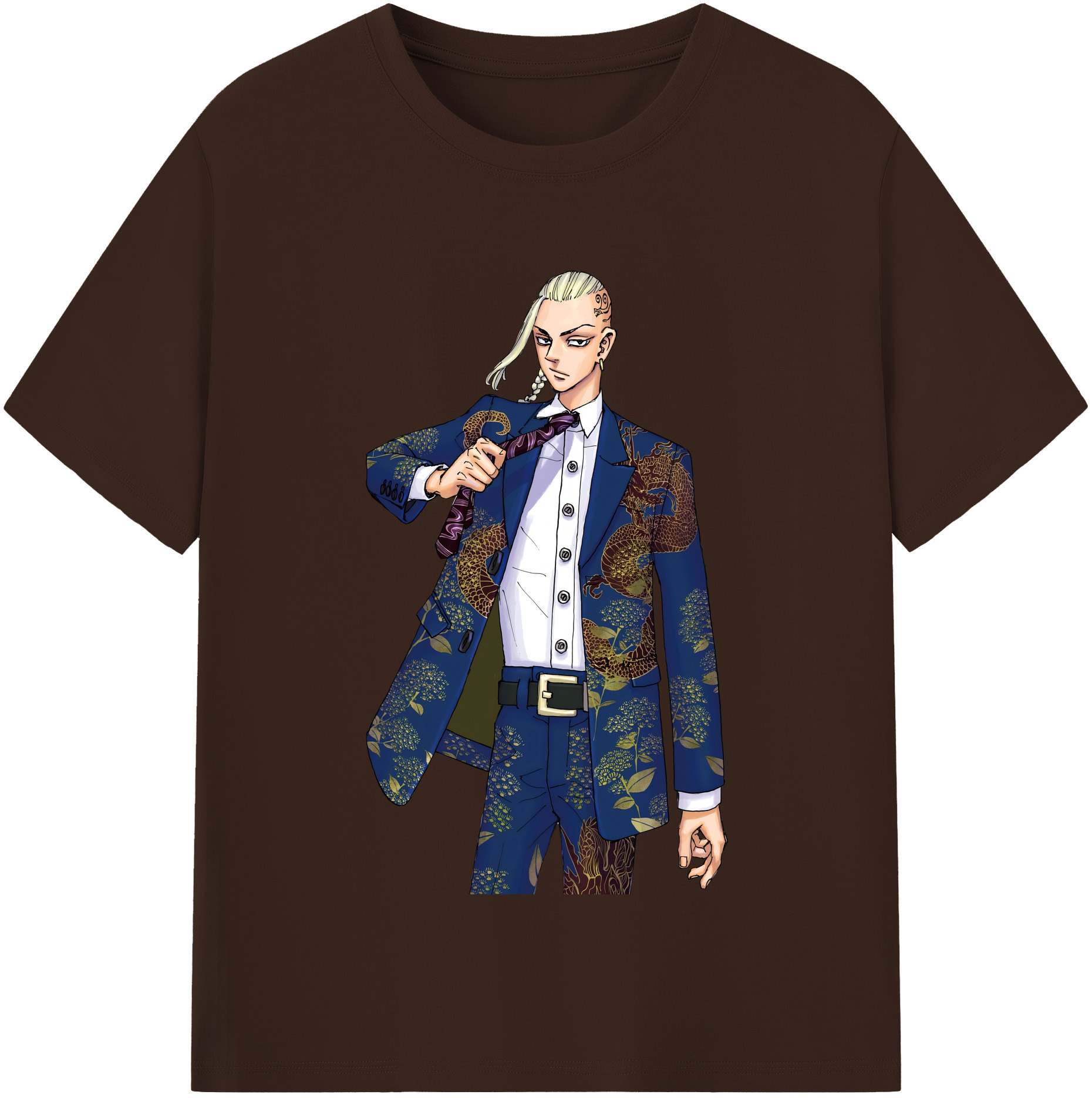 （画像用） 東京リベンジャーズ Tokyo Revengers 綿100％半袖Tシャツ（フロントプリント）
