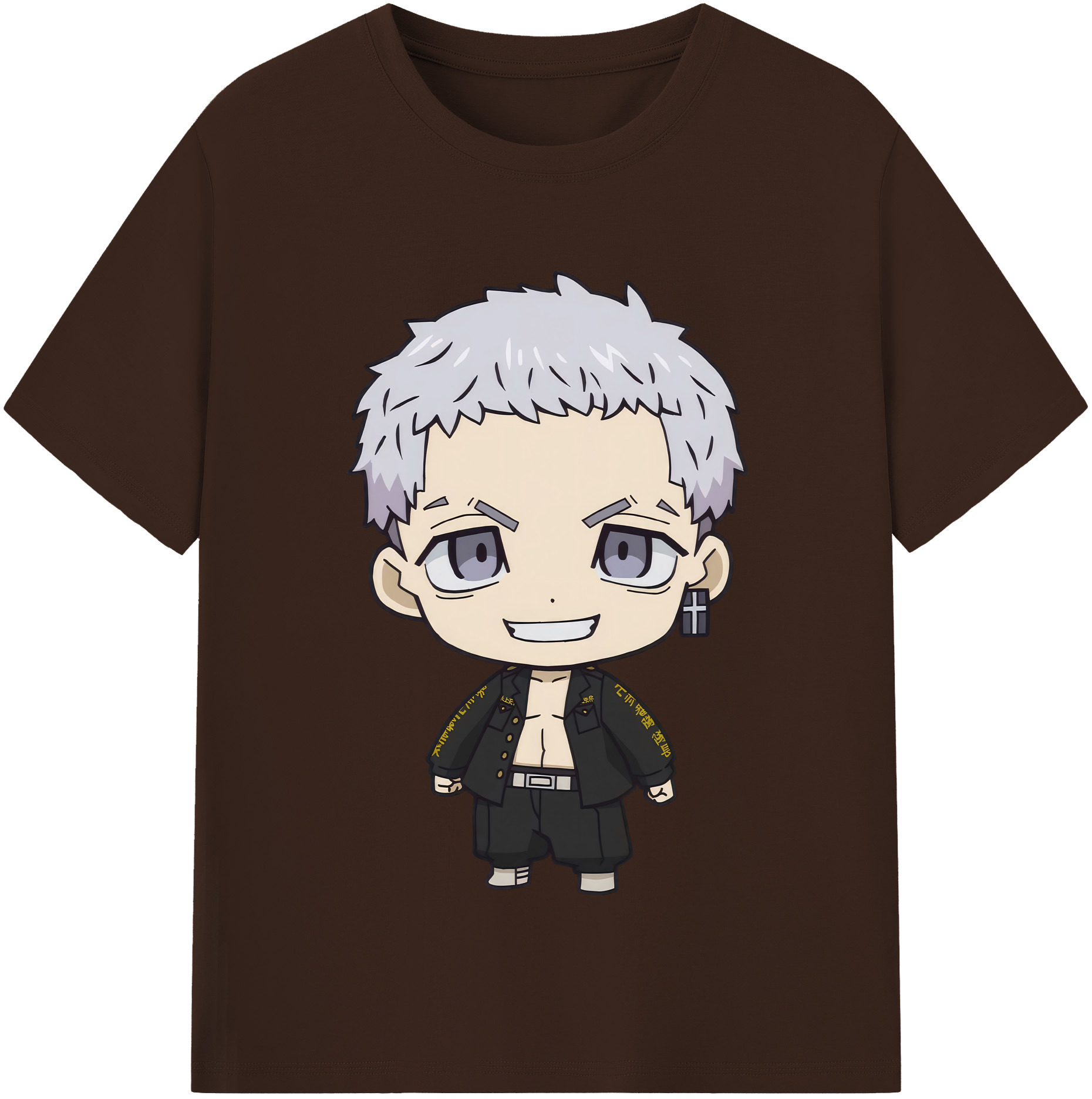 （画像用） 東京リベンジャーズ Tokyo Revengers 綿100％半袖Tシャツ（フロントプリント）