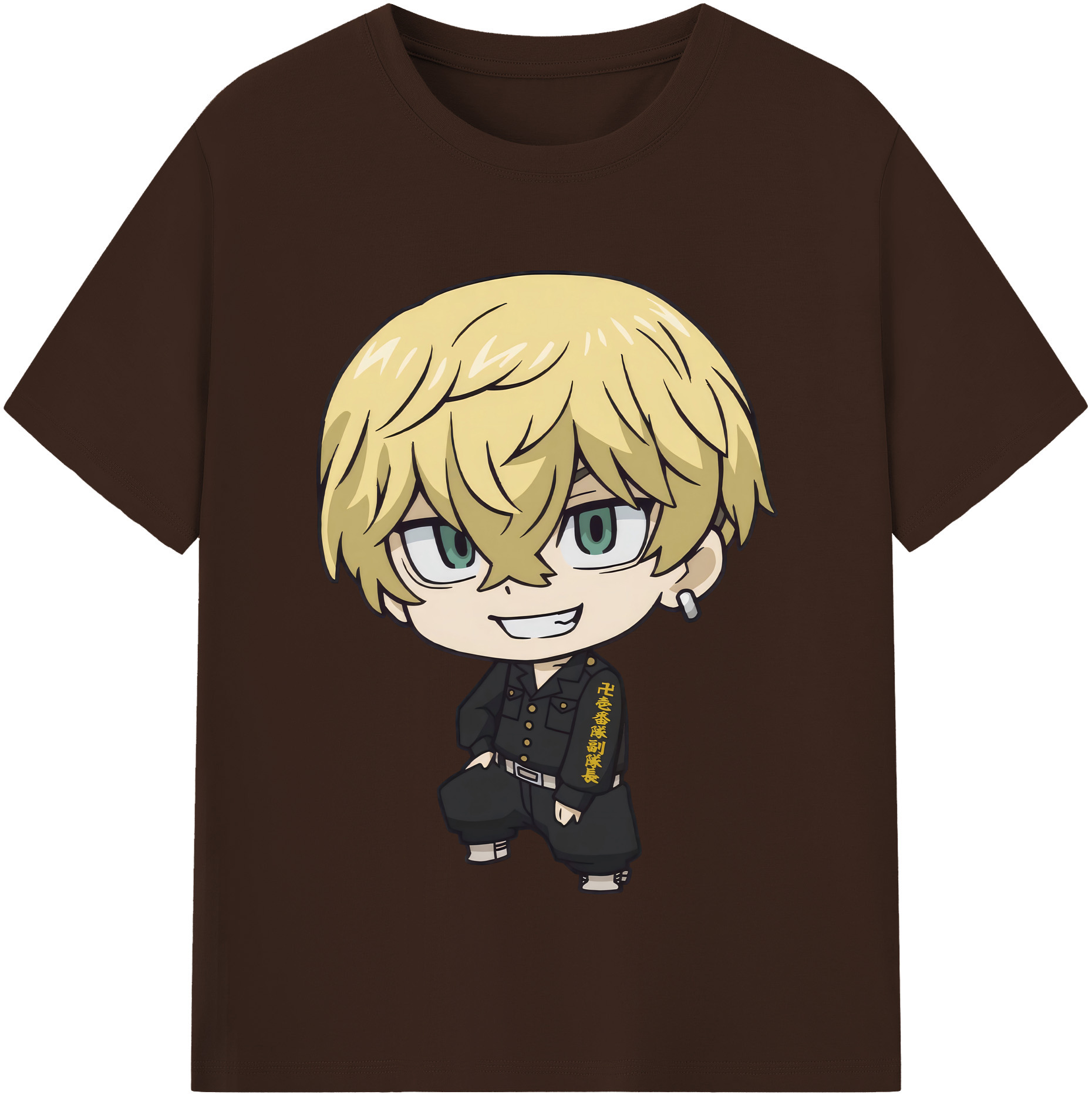 （画像用） 東京リベンジャーズ Tokyo Revengers 綿100％半袖Tシャツ（フロントプリント）