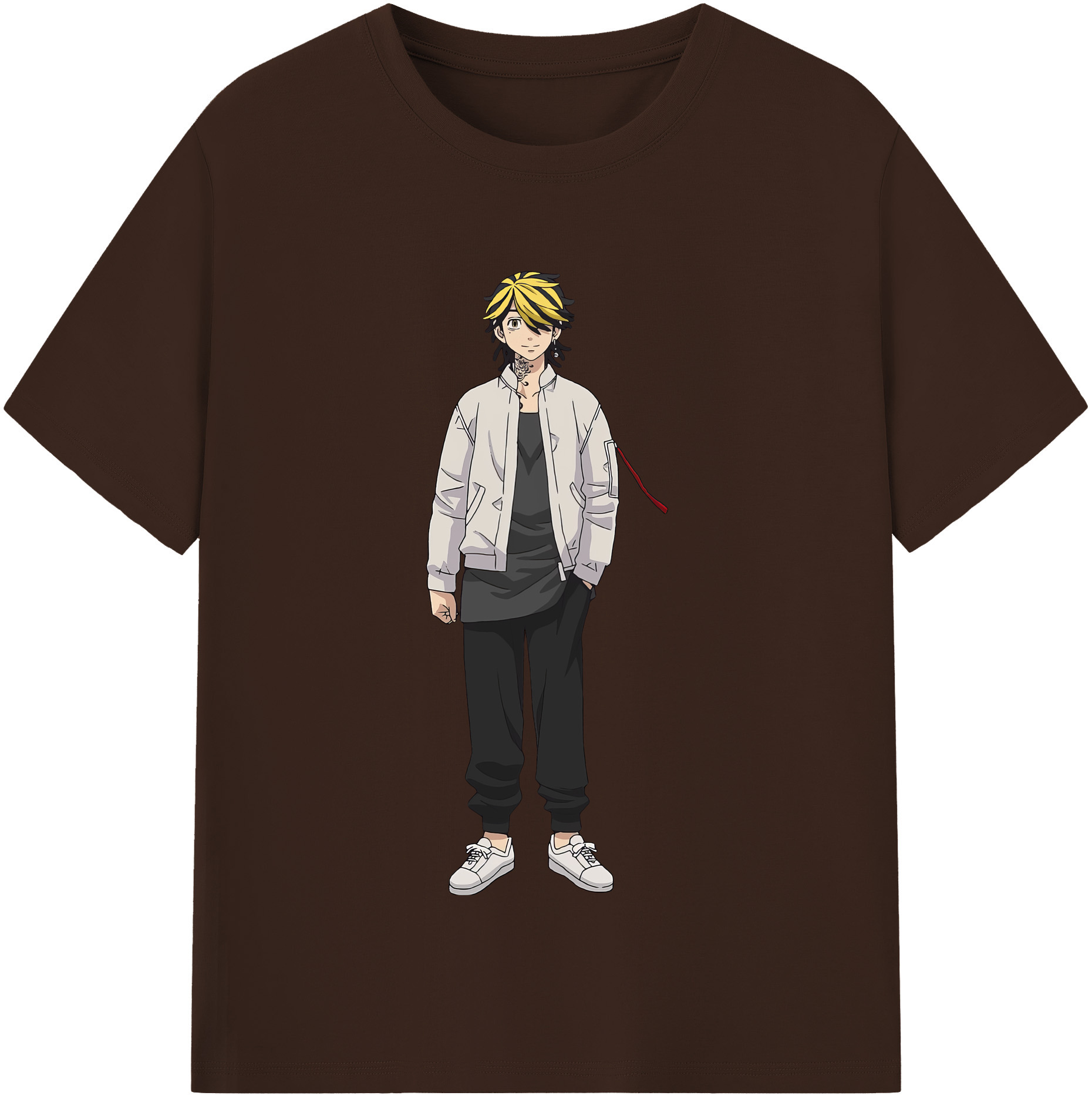 （画像用） 東京リベンジャーズ Tokyo Revengers 綿100％半袖Tシャツ（フロントプリント）