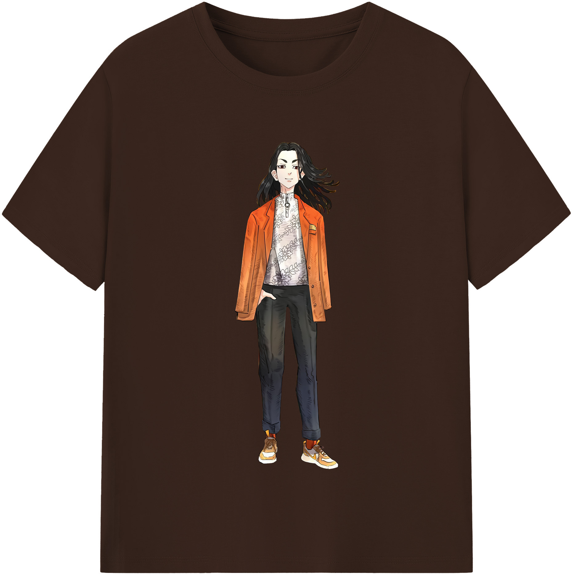 （画像用） 東京リベンジャーズ Tokyo Revengers 綿100％半袖Tシャツ（フロントプリント）