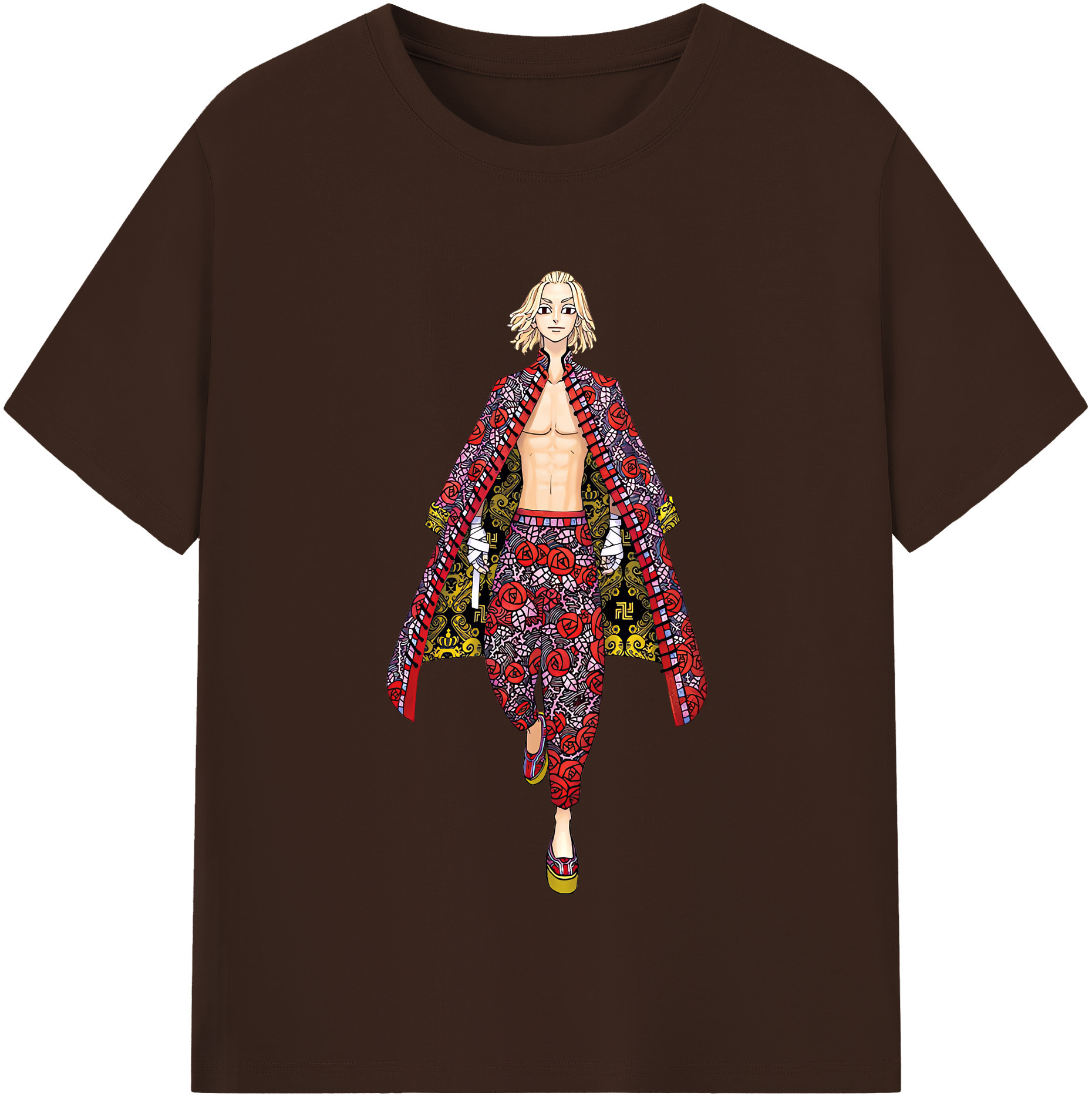 （画像用） 東京リベンジャーズ Tokyo Revengers 綿100％半袖Tシャツ（フロントプリント）