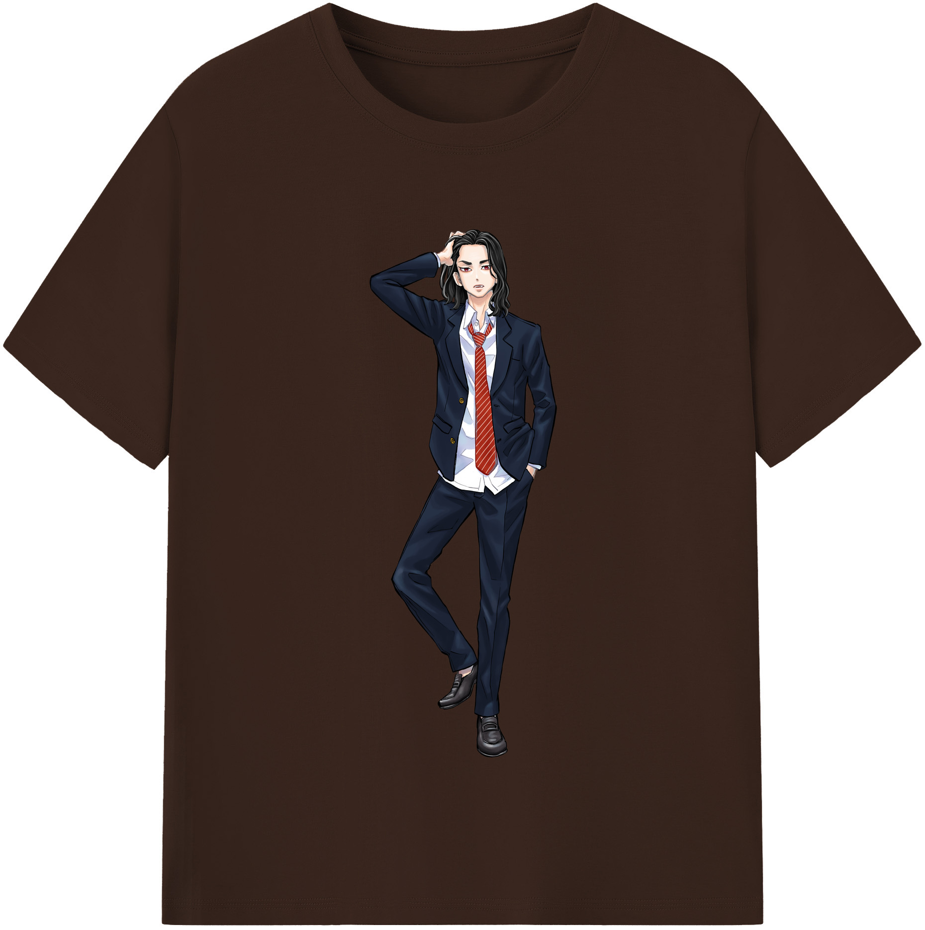 （画像用） 東京リベンジャーズ Tokyo Revengers 綿100％半袖Tシャツ（フロントプリント）