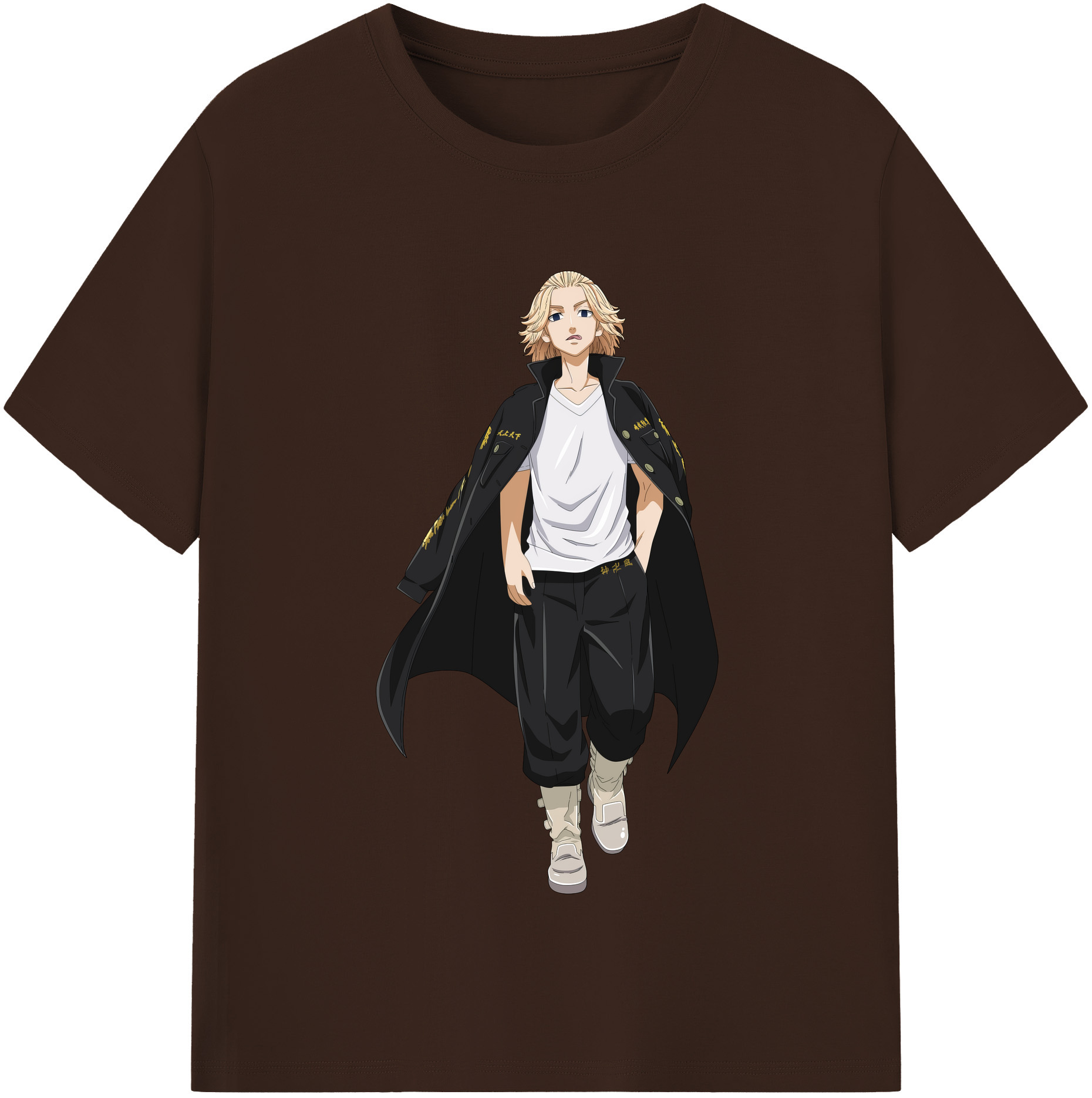 （画像用） 東京リベンジャーズ Tokyo Revengers 綿100％半袖Tシャツ（フロントプリント）