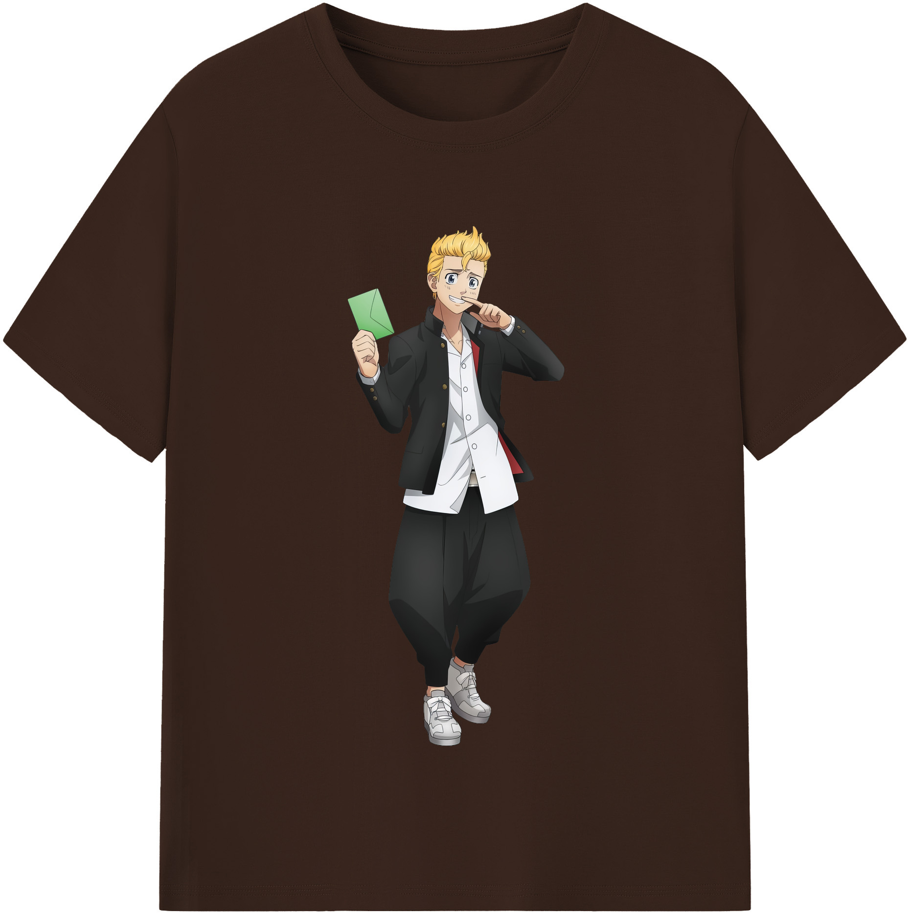 （画像用） 東京リベンジャーズ Tokyo Revengers 綿100％半袖Tシャツ（フロントプリント）