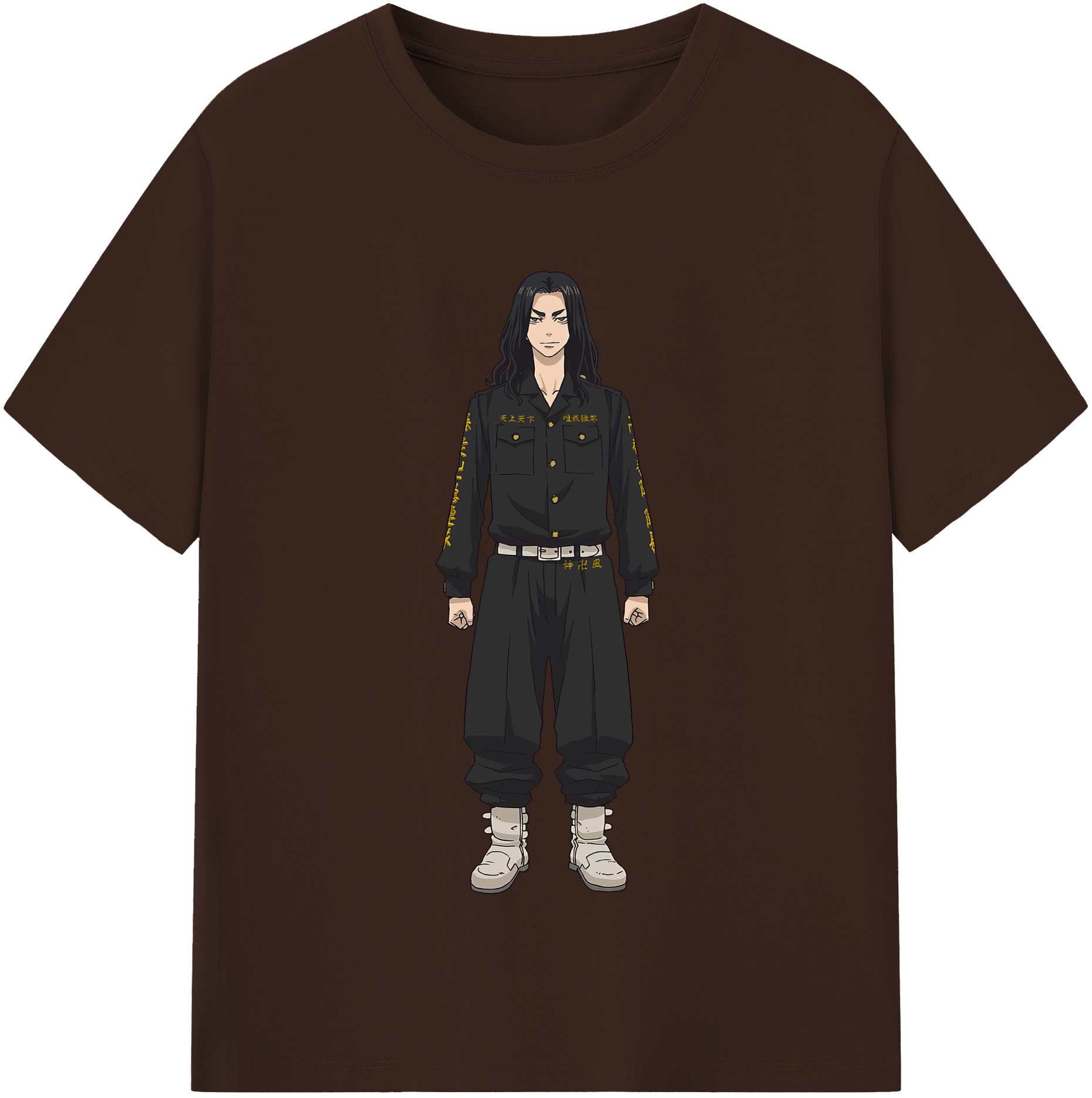 （画像用） 東京リベンジャーズ Tokyo Revengers 綿100％半袖Tシャツ（フロントプリント）