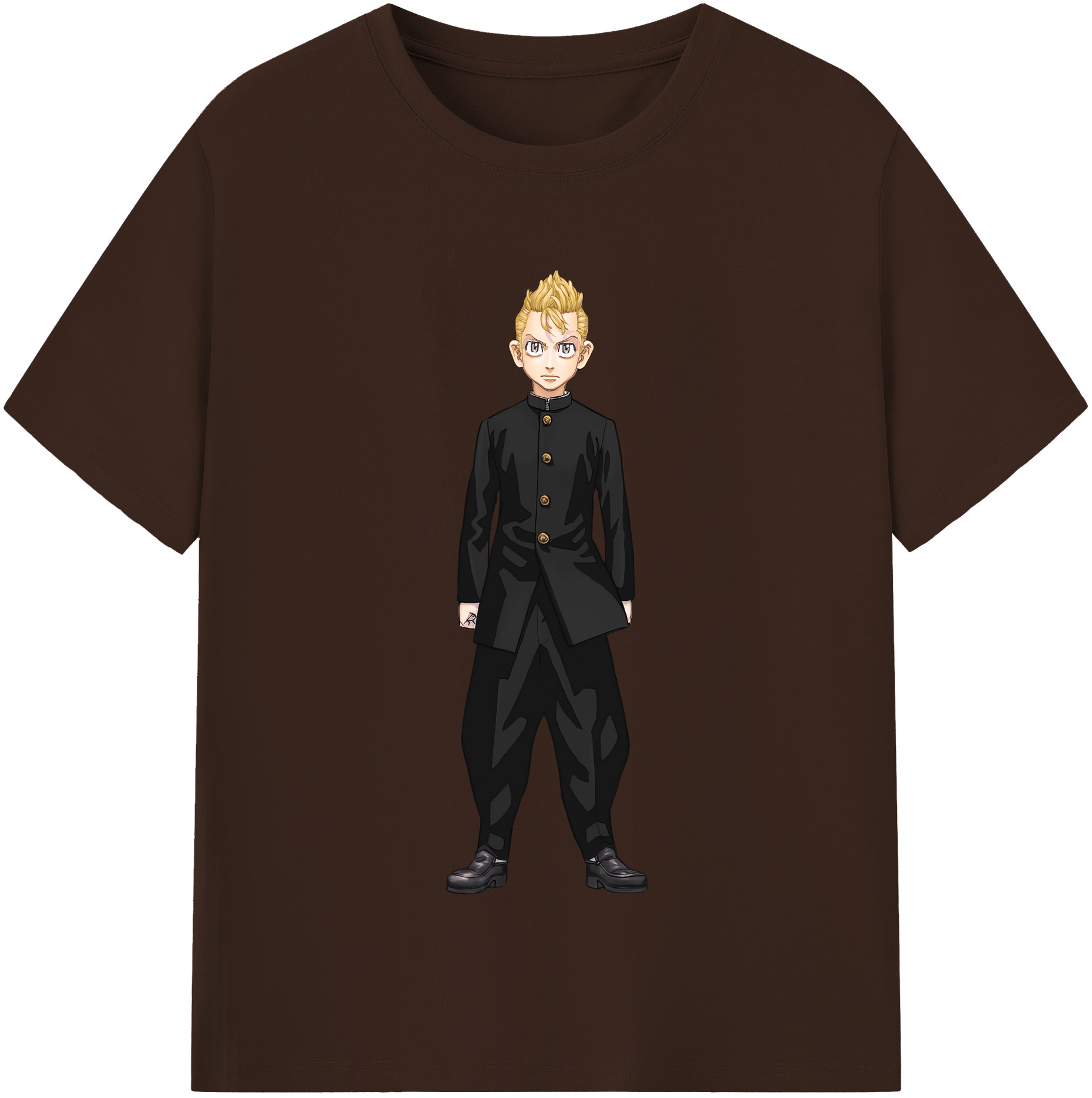 （画像用） 東京リベンジャーズ Tokyo Revengers 綿100％半袖Tシャツ（フロントプリント）
