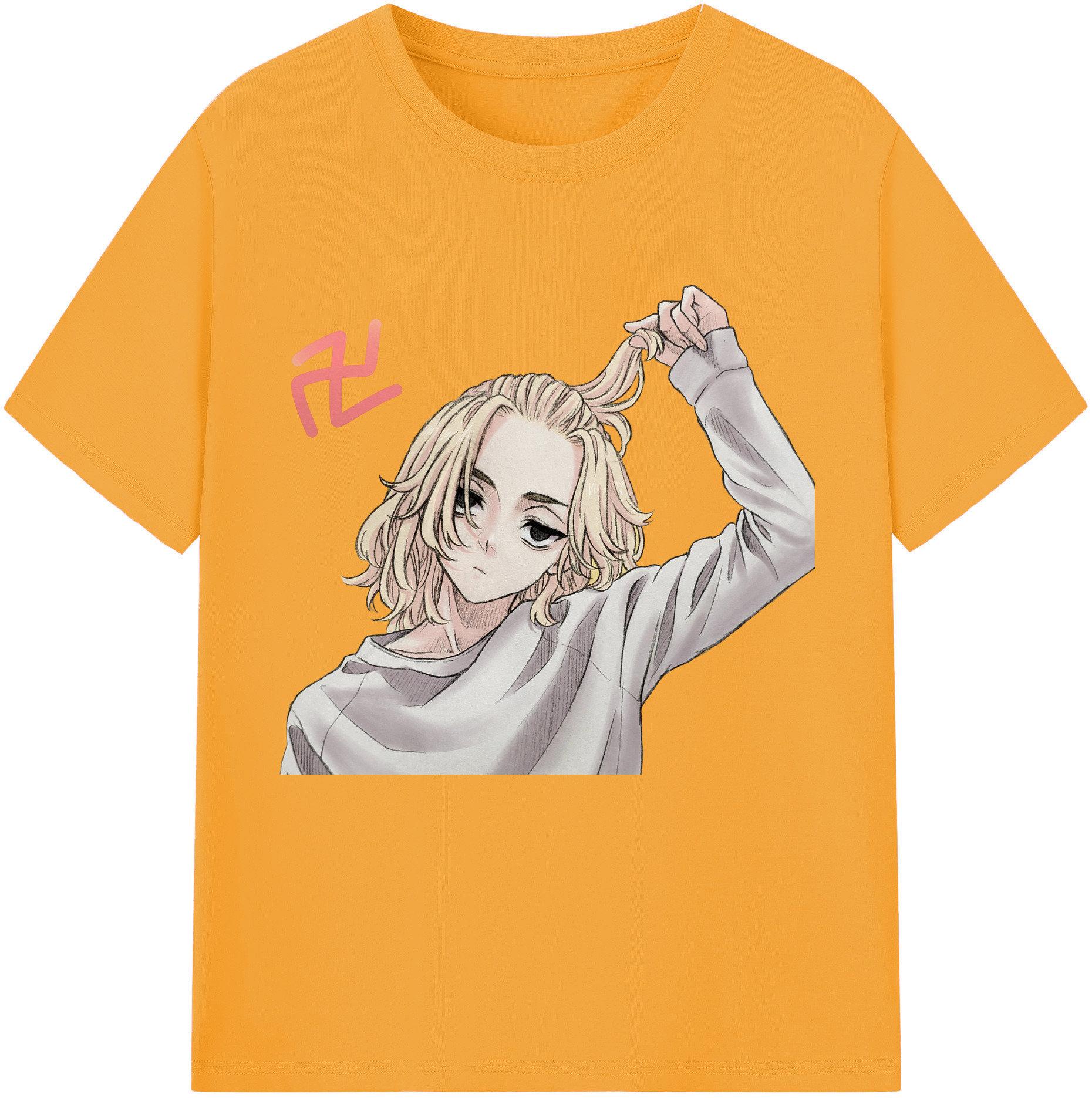 （画像用） 東京リベンジャーズ Tokyo Revengers 綿100％半袖Tシャツ（フロントプリント）