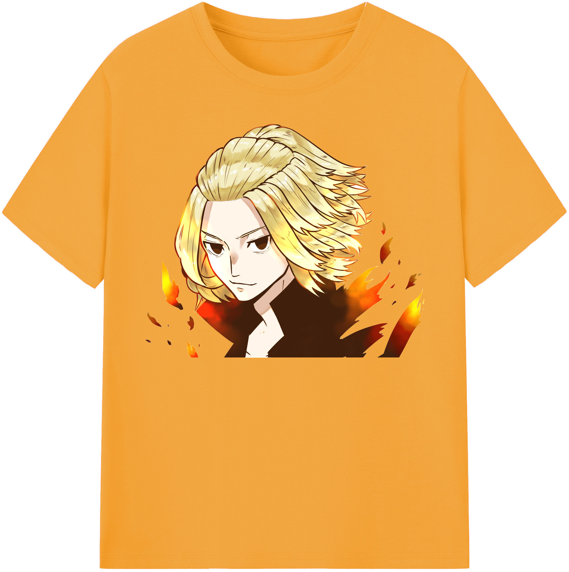（画像用） 東京リベンジャーズ Tokyo Revengers 綿100％半袖Tシャツ（フロントプリント）