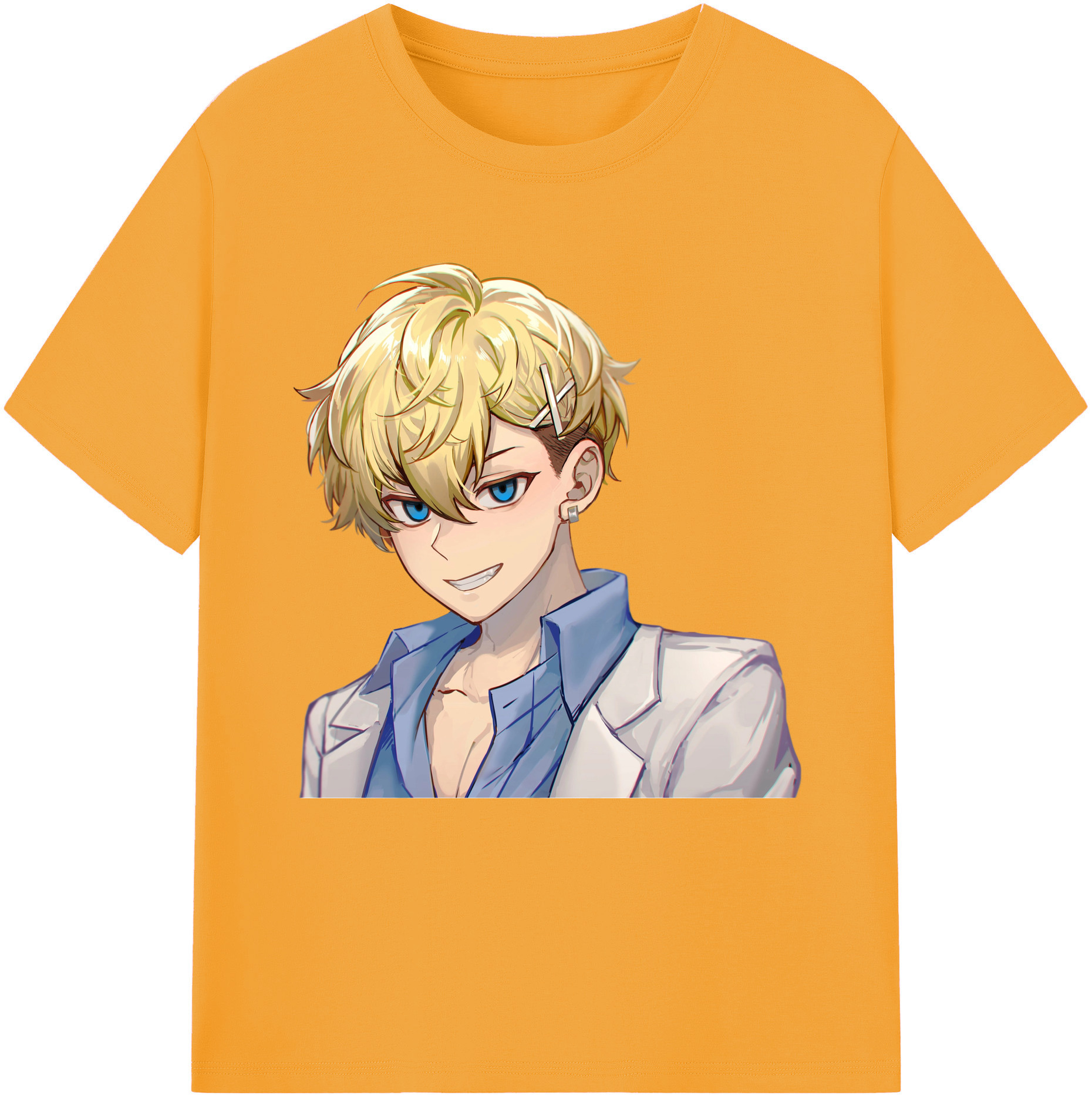 （画像用） 東京リベンジャーズ Tokyo Revengers 綿100％半袖Tシャツ（フロントプリント）