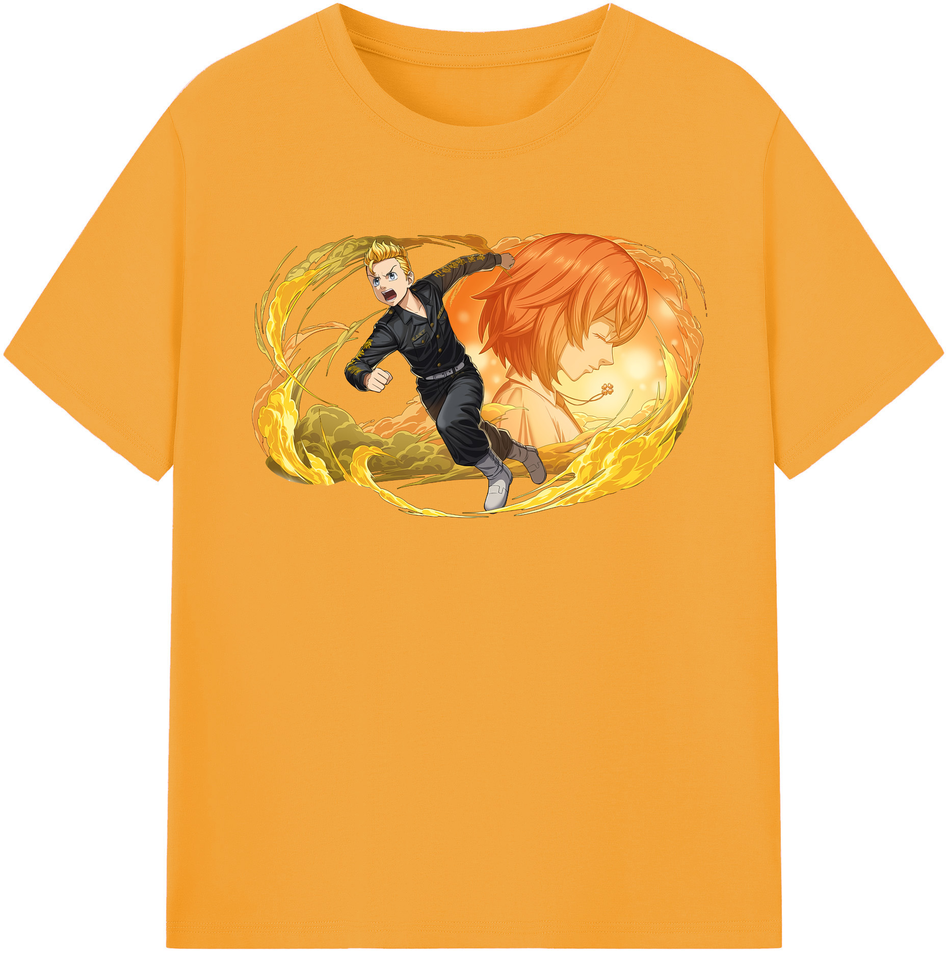 （画像用） 東京リベンジャーズ Tokyo Revengers 綿100％半袖Tシャツ（フロントプリント）