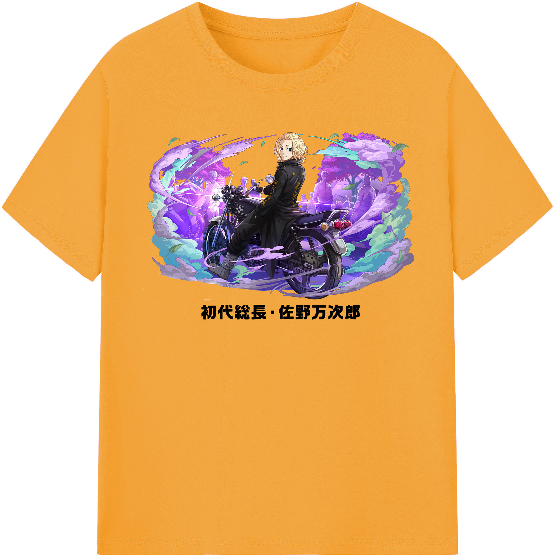 （画像用） 東京リベンジャーズ Tokyo Revengers 綿100％半袖Tシャツ（フロントプリント）