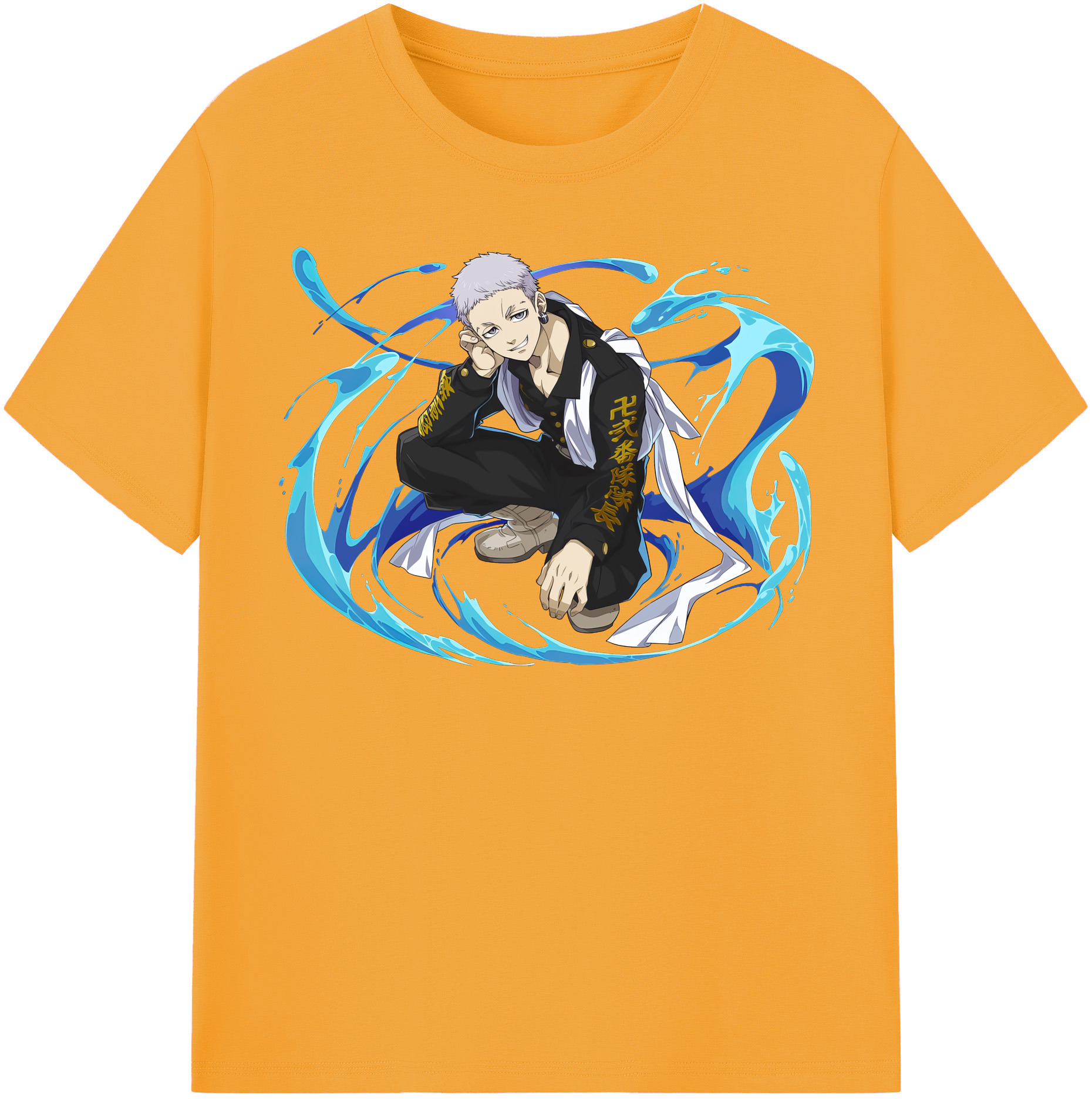 （画像用） 東京リベンジャーズ Tokyo Revengers 綿100％半袖Tシャツ（フロントプリント）