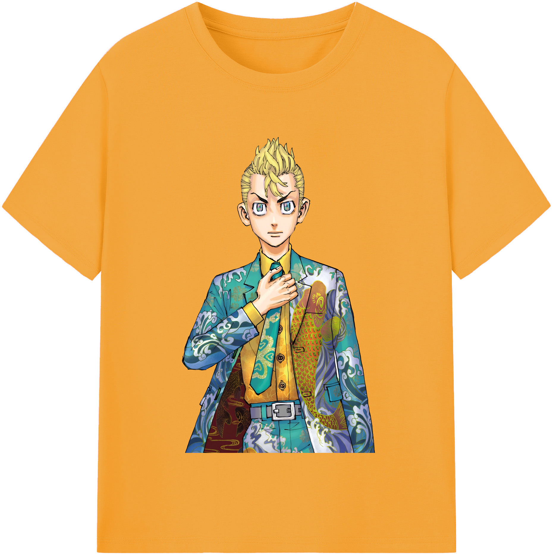 （画像用） 東京リベンジャーズ Tokyo Revengers 綿100％半袖Tシャツ（フロントプリント）
