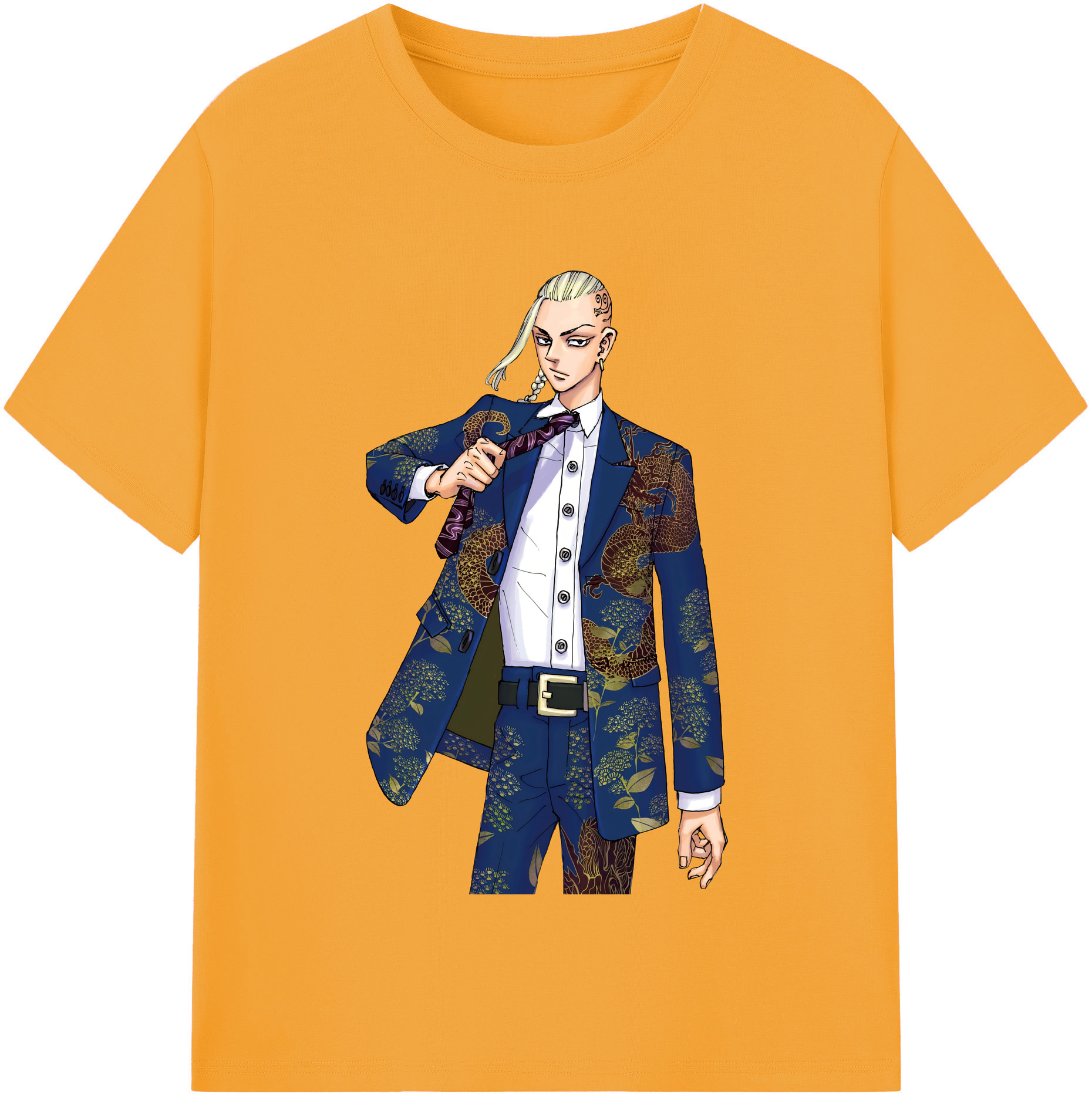 （画像用） 東京リベンジャーズ Tokyo Revengers 綿100％半袖Tシャツ（フロントプリント）