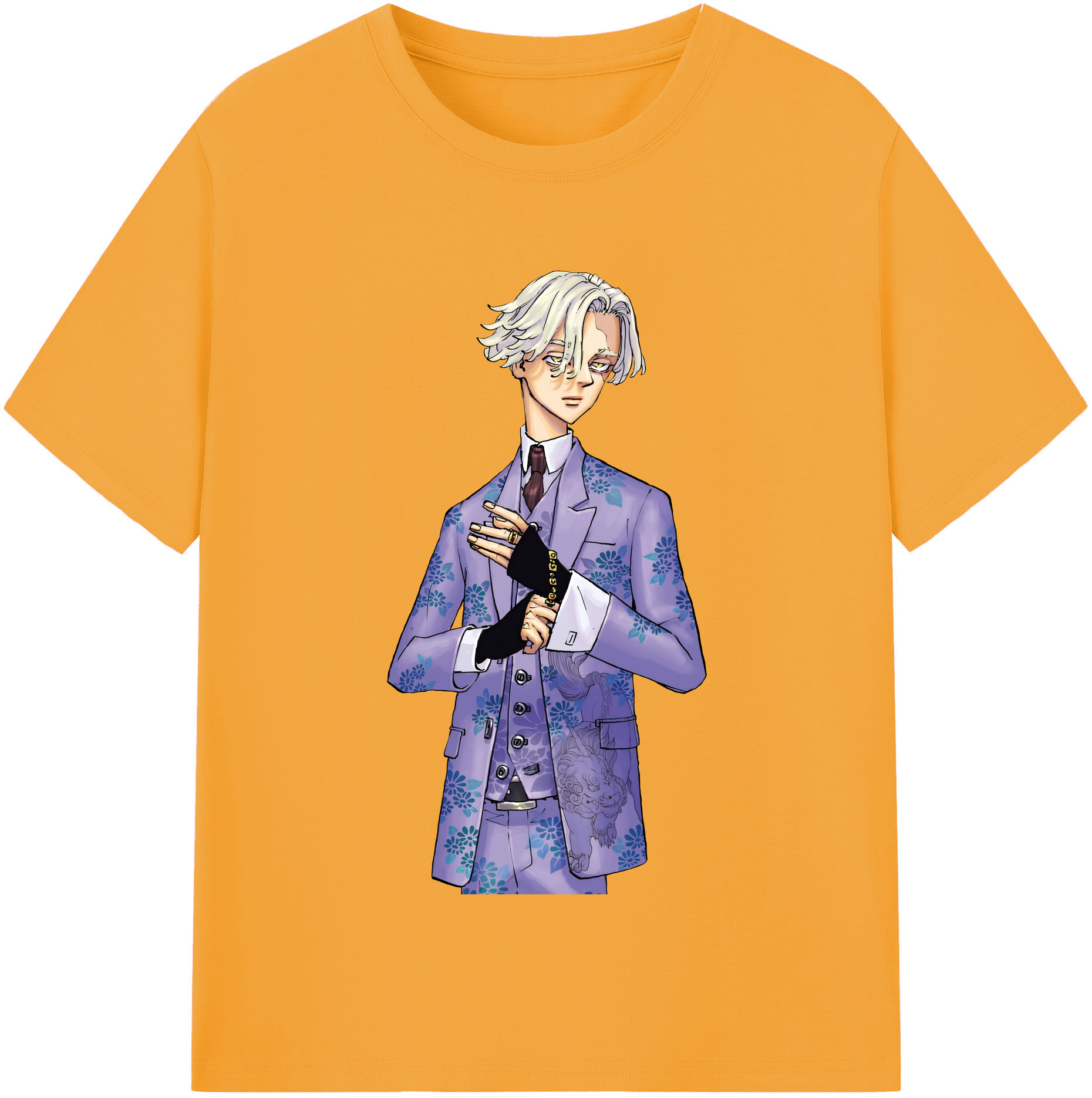 （画像用） 東京リベンジャーズ Tokyo Revengers 綿100％半袖Tシャツ（フロントプリント）