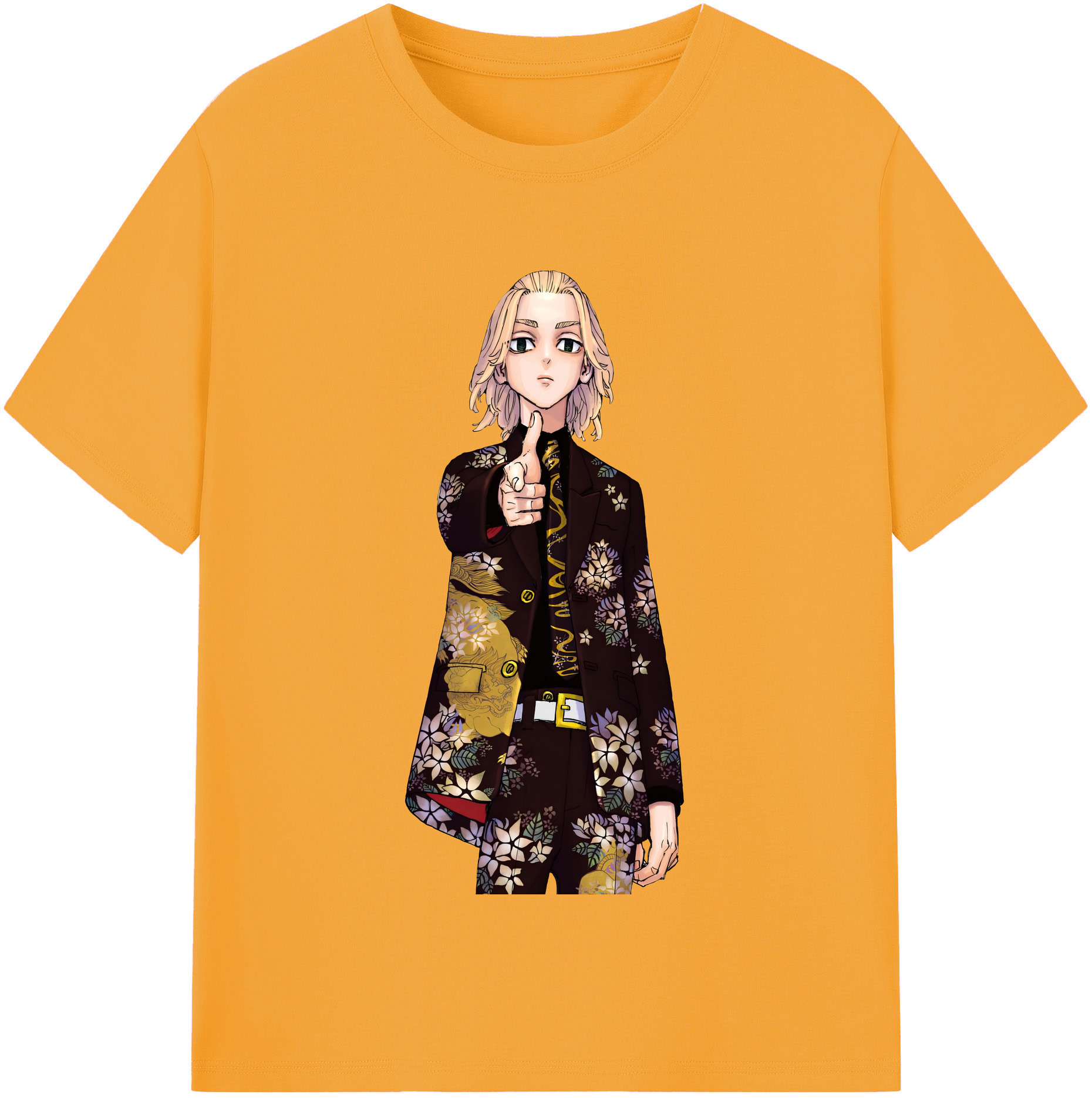 （画像用） 東京リベンジャーズ Tokyo Revengers 綿100％半袖Tシャツ（フロントプリント）