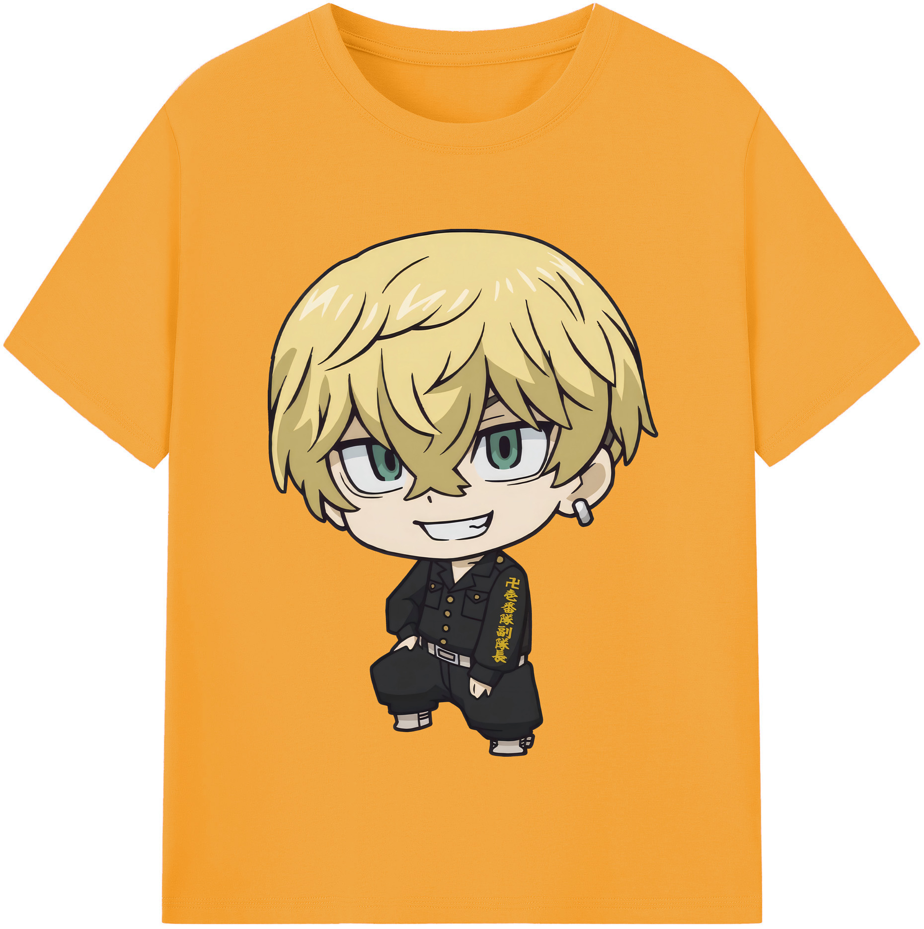 （画像用） 東京リベンジャーズ Tokyo Revengers 綿100％半袖Tシャツ（フロントプリント）