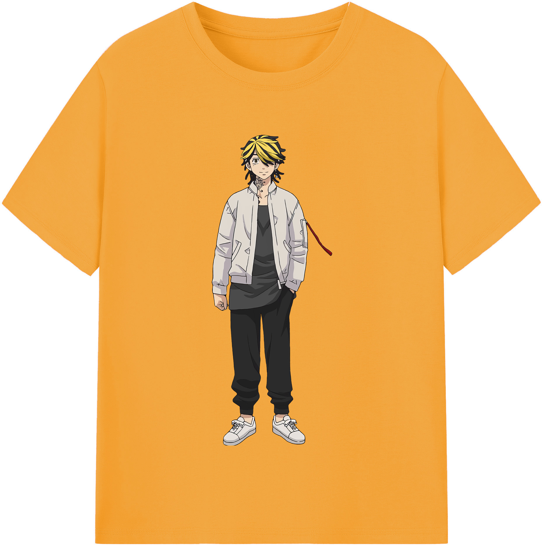 （画像用） 東京リベンジャーズ Tokyo Revengers 綿100％半袖Tシャツ（フロントプリント）