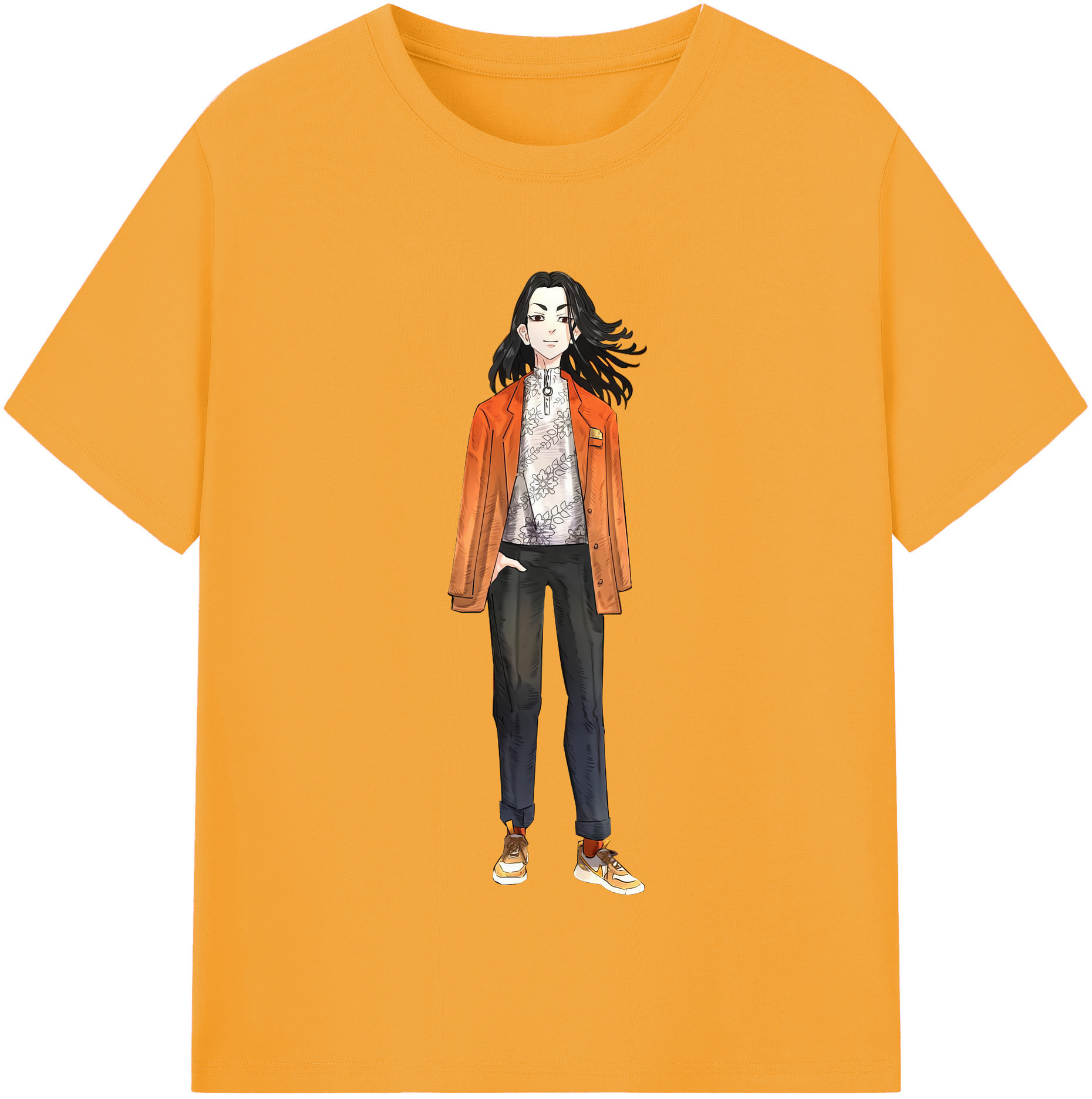 （画像用） 東京リベンジャーズ Tokyo Revengers 綿100％半袖Tシャツ（フロントプリント）