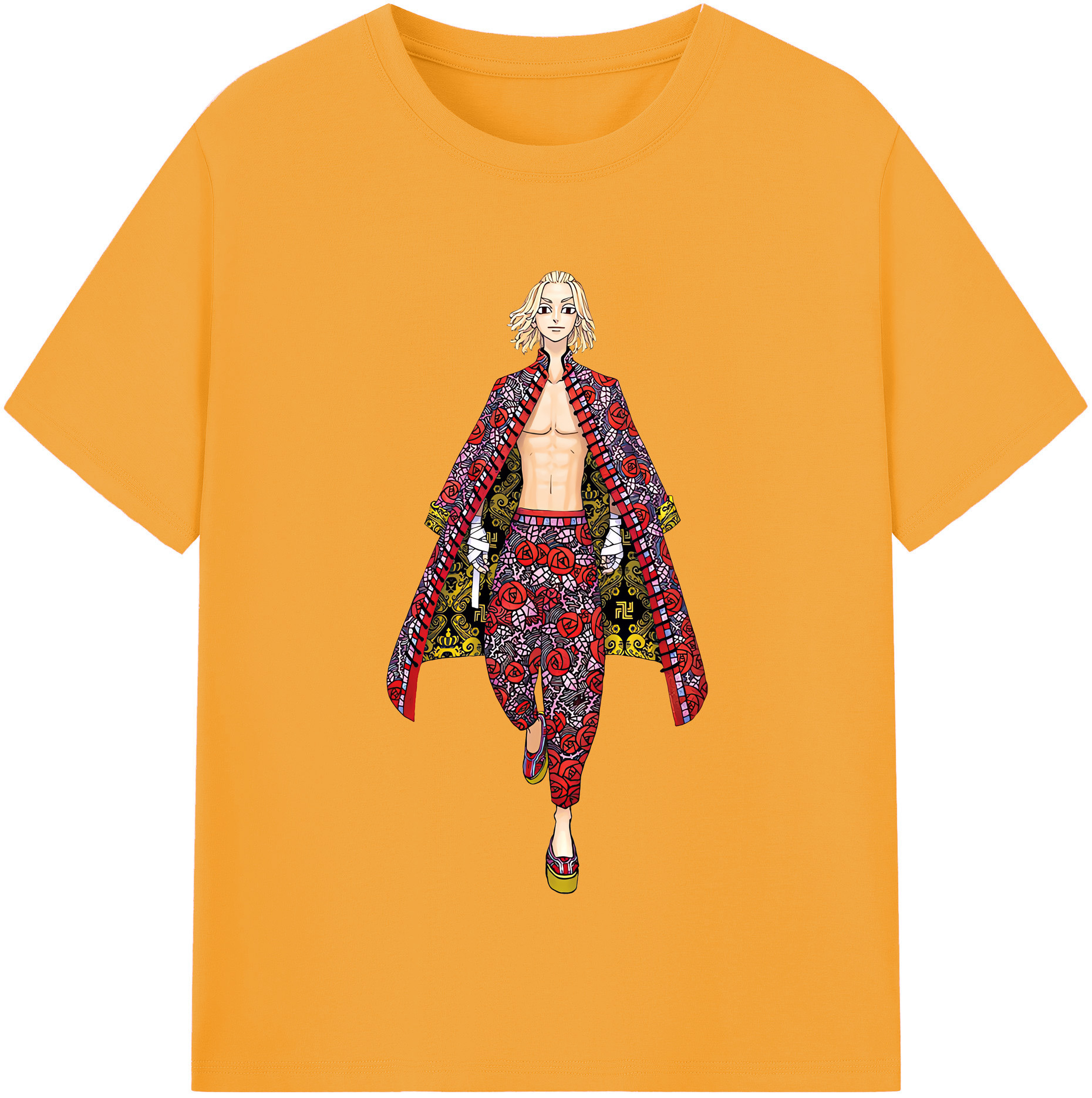 （画像用） 東京リベンジャーズ Tokyo Revengers 綿100％半袖Tシャツ（フロントプリント）
